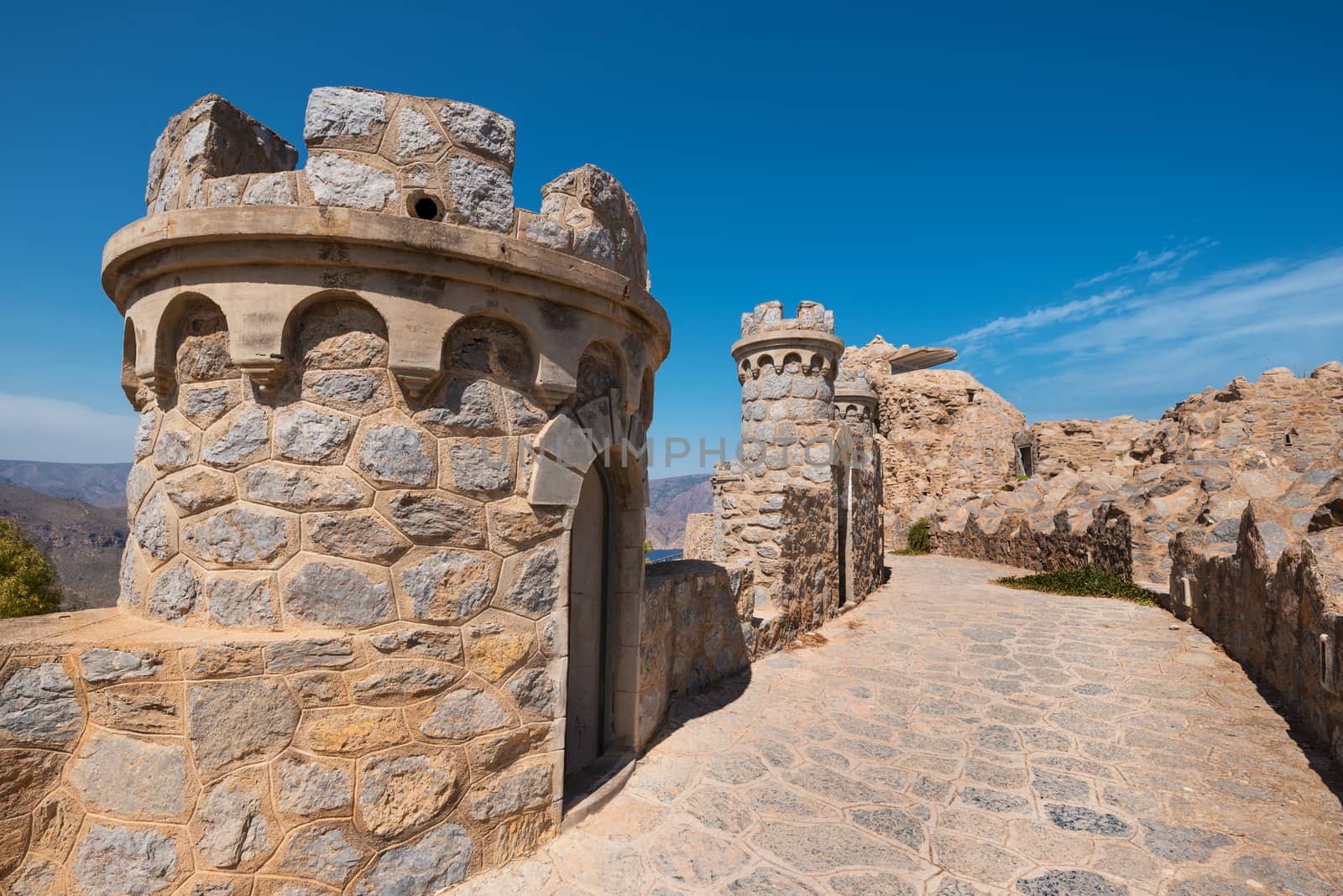 La Azohia abandoned military fort in Cartagena, Murcia, Spain. by HERRAEZ