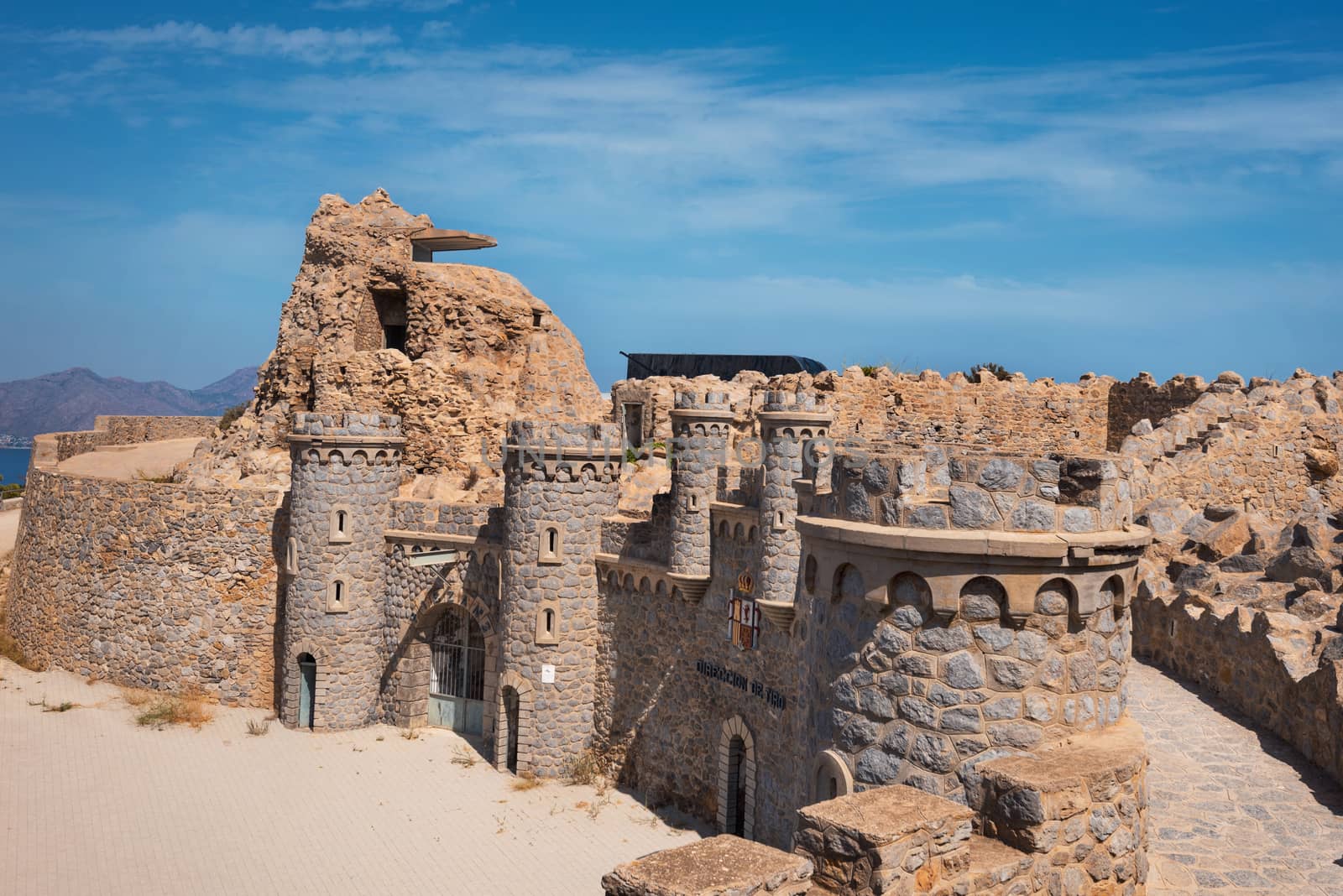 La Azohia abandoned military fort in Cartagena, Murcia, Spain.