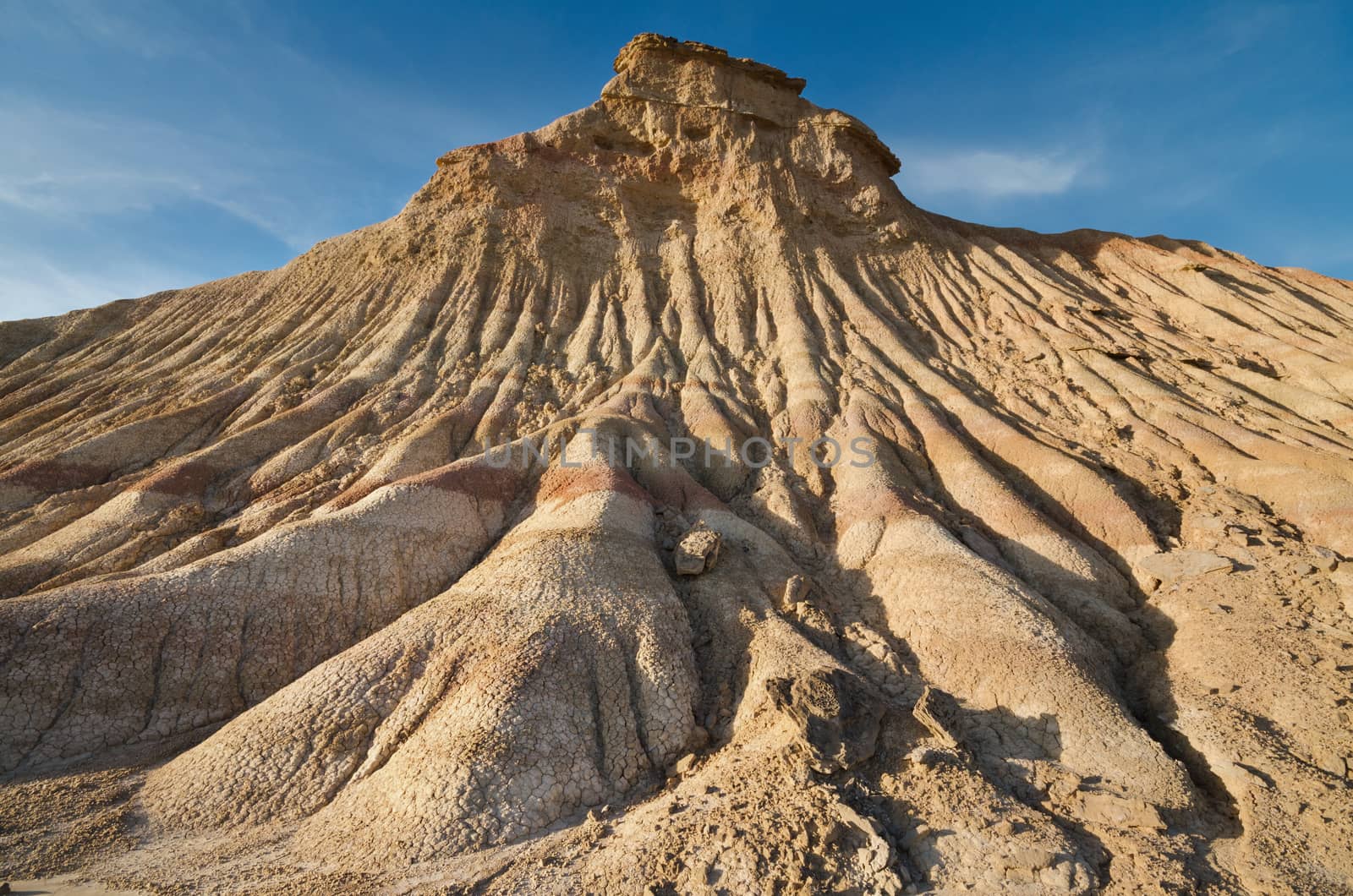 Bardenas Reales desertic landscape in Navarra, Spain. by HERRAEZ