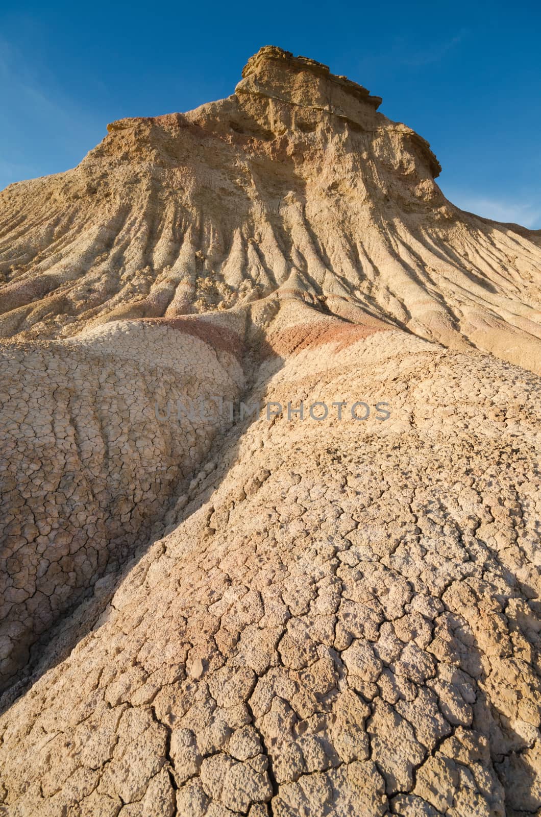 Bardenas Reales desertic landscape in Navarra, Spain. by HERRAEZ