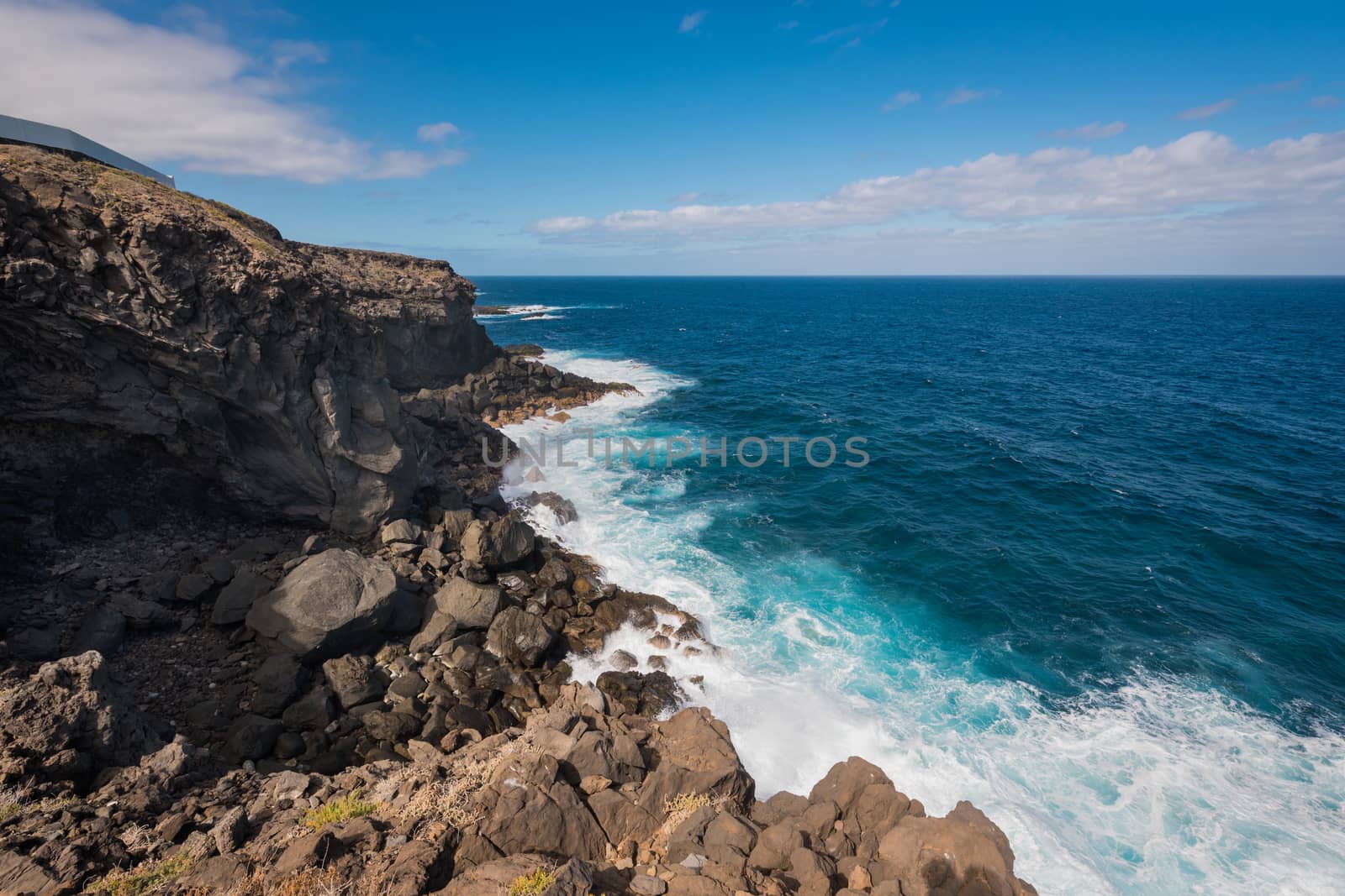 Coastline landscape in Buenavista, north of tenerife Island, Canary islands, Spain. by HERRAEZ