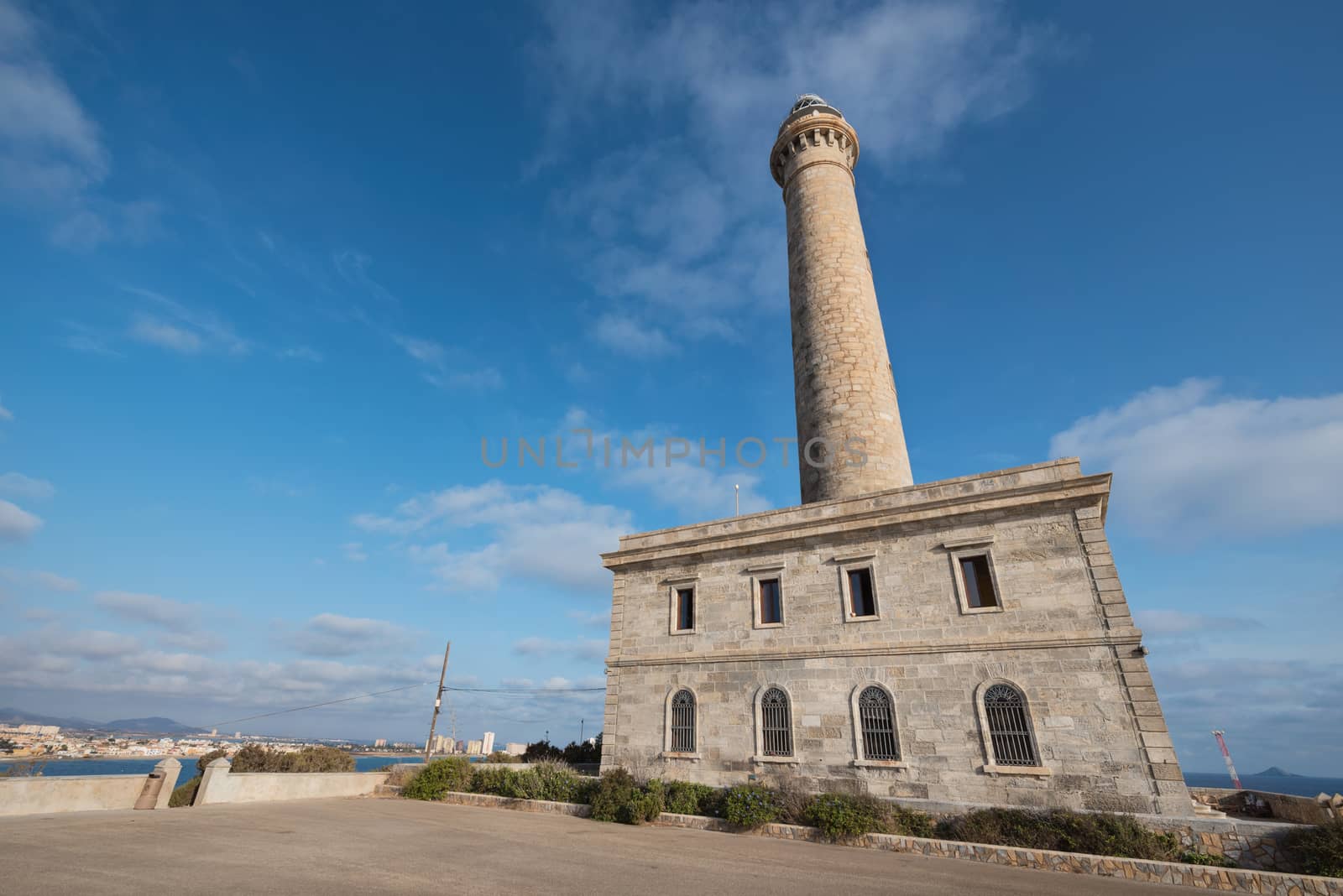 Lighthouse in cabo de Palos, Murcia, Spain. by HERRAEZ