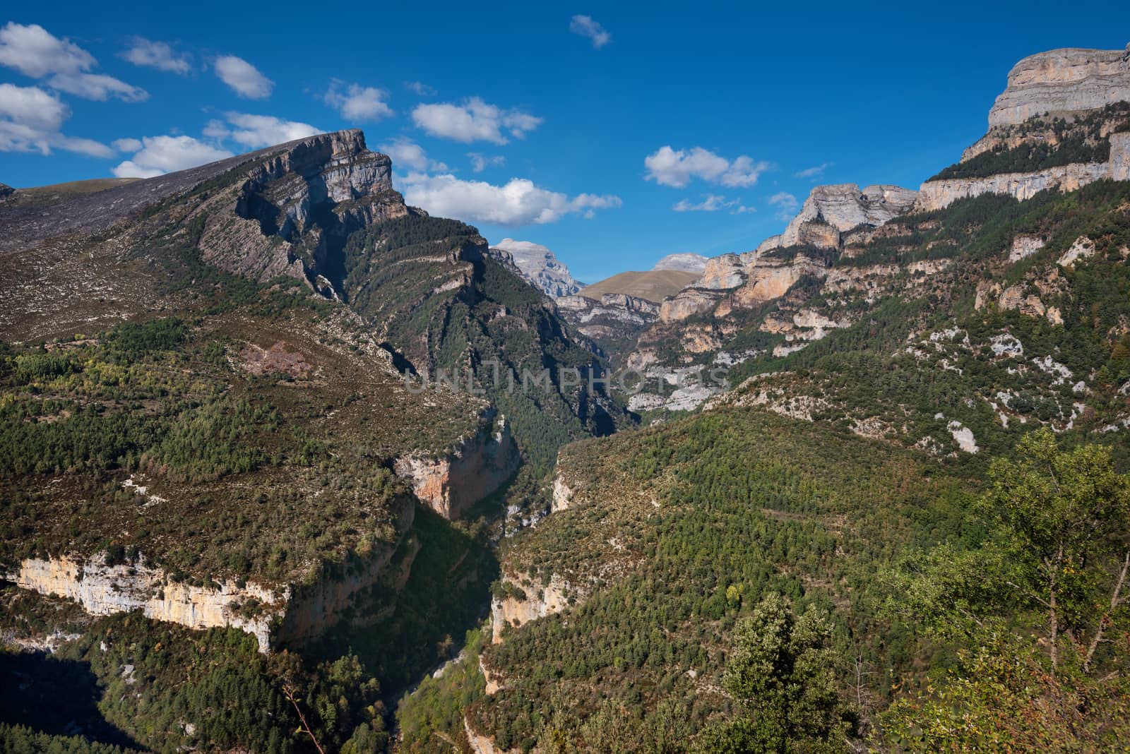 Anisclo canyon in Huesca, Aragon pyrenees, Spain. by HERRAEZ