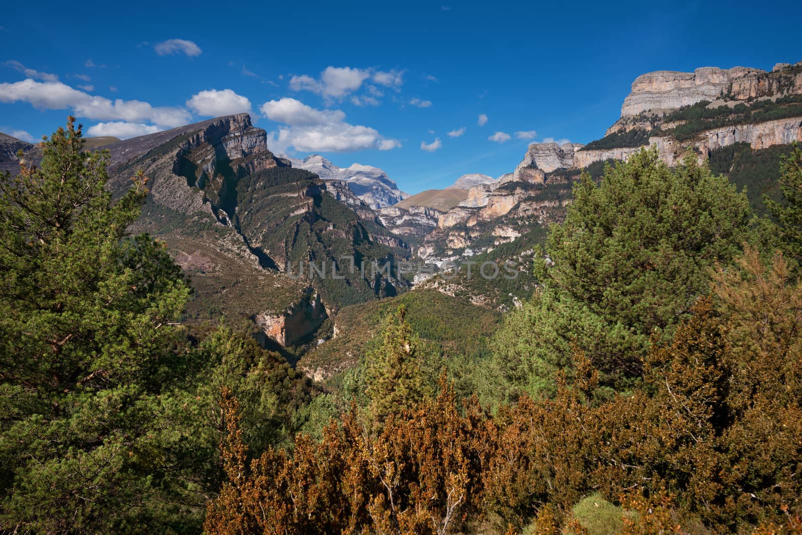 Anisclo canyon in Huesca, Aragon pyrenees, Spain.