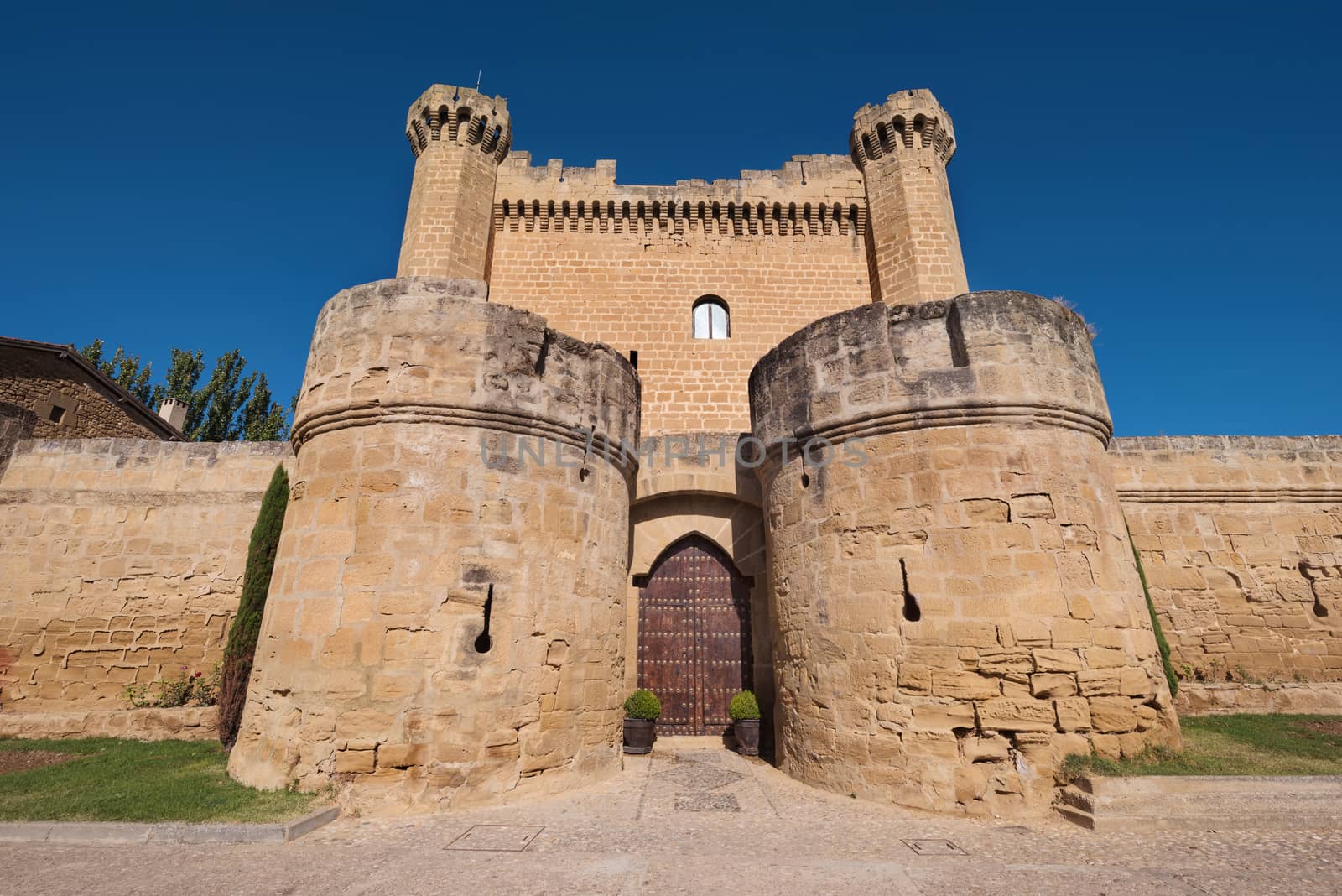 Medieval castle in Sajazarra, La Rioja, Spain. by HERRAEZ