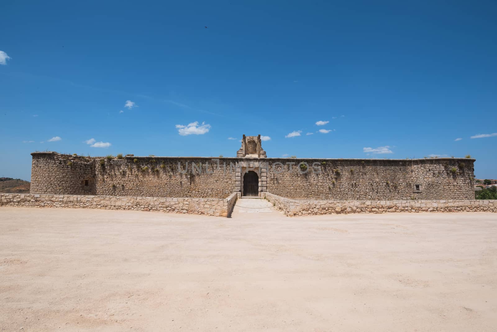 Chinchon castle, famous lanmark in Madrid, Spain. by HERRAEZ