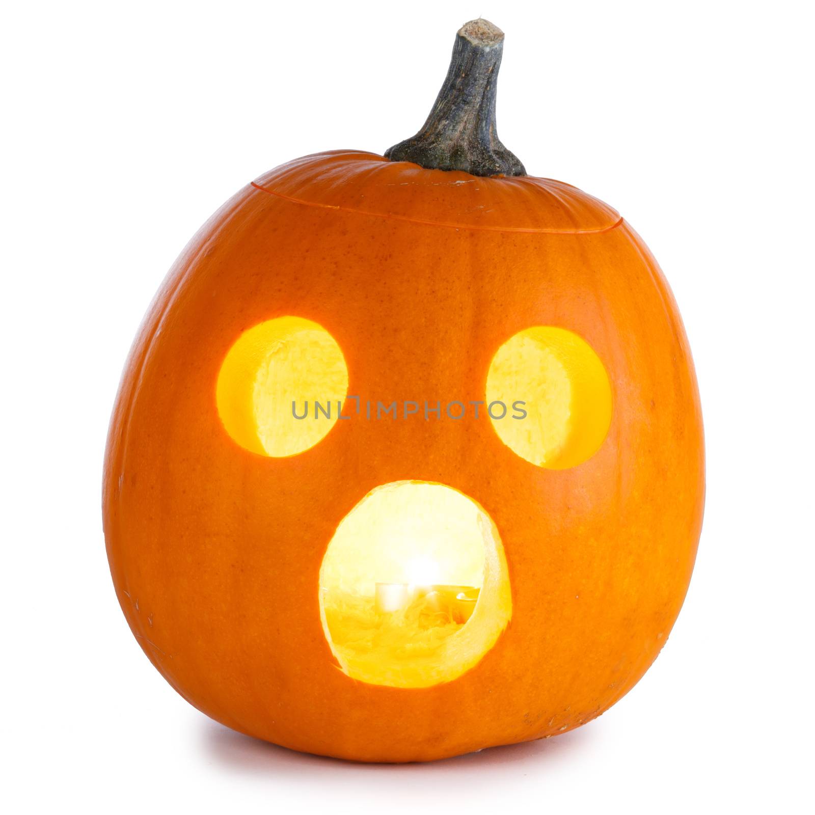 Halloween Pumpkin isolated on white background