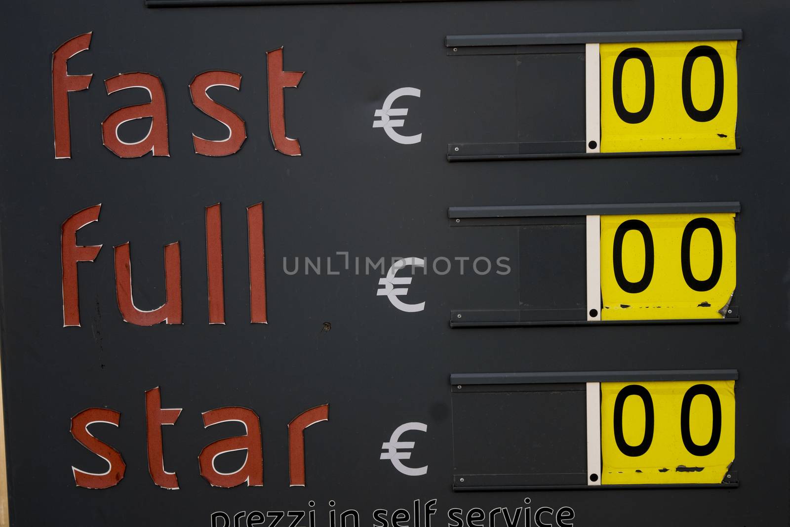 fuel prices from a petrol pump attendant