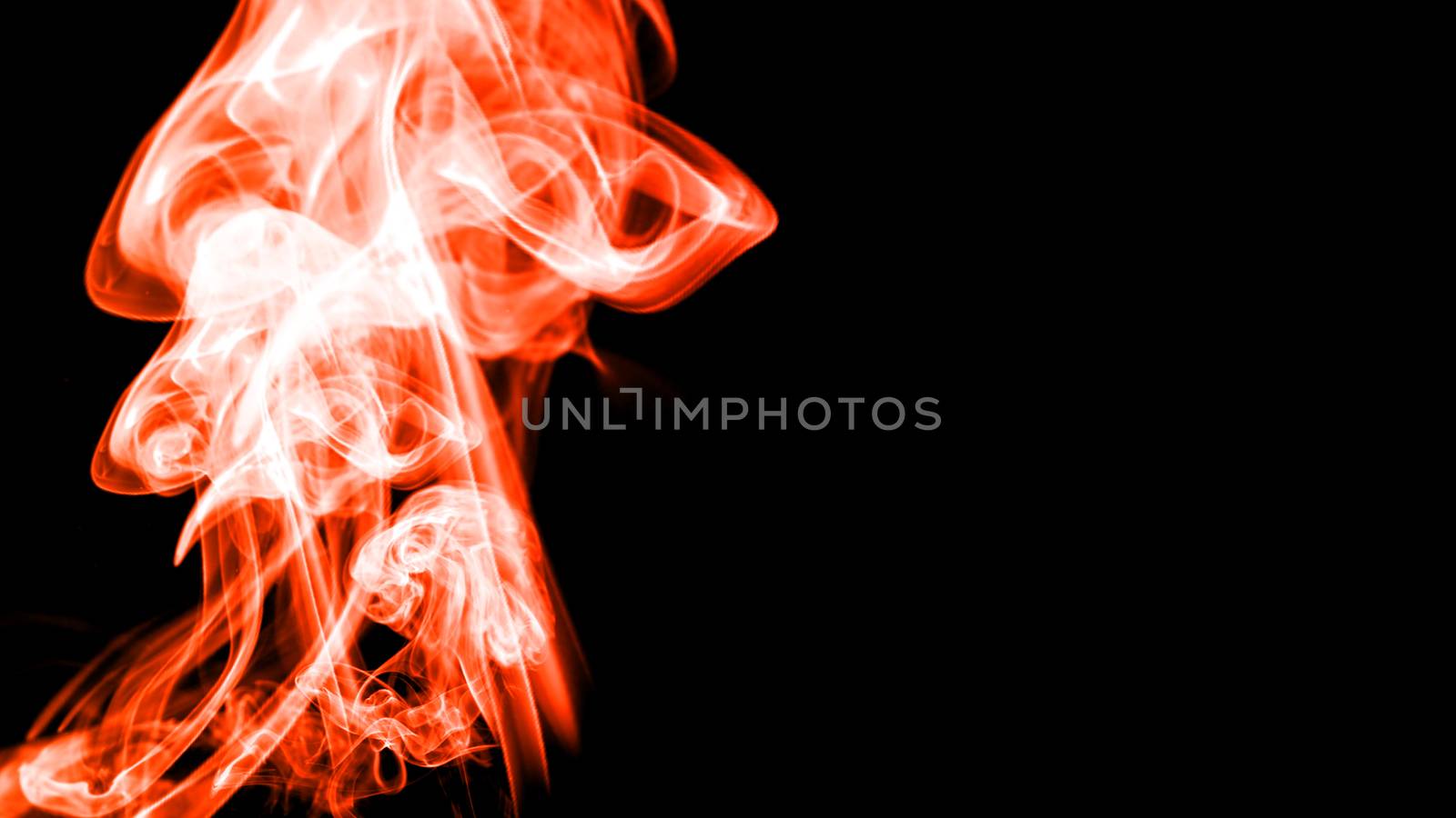 Colorful smoke on black background by nolimit046
