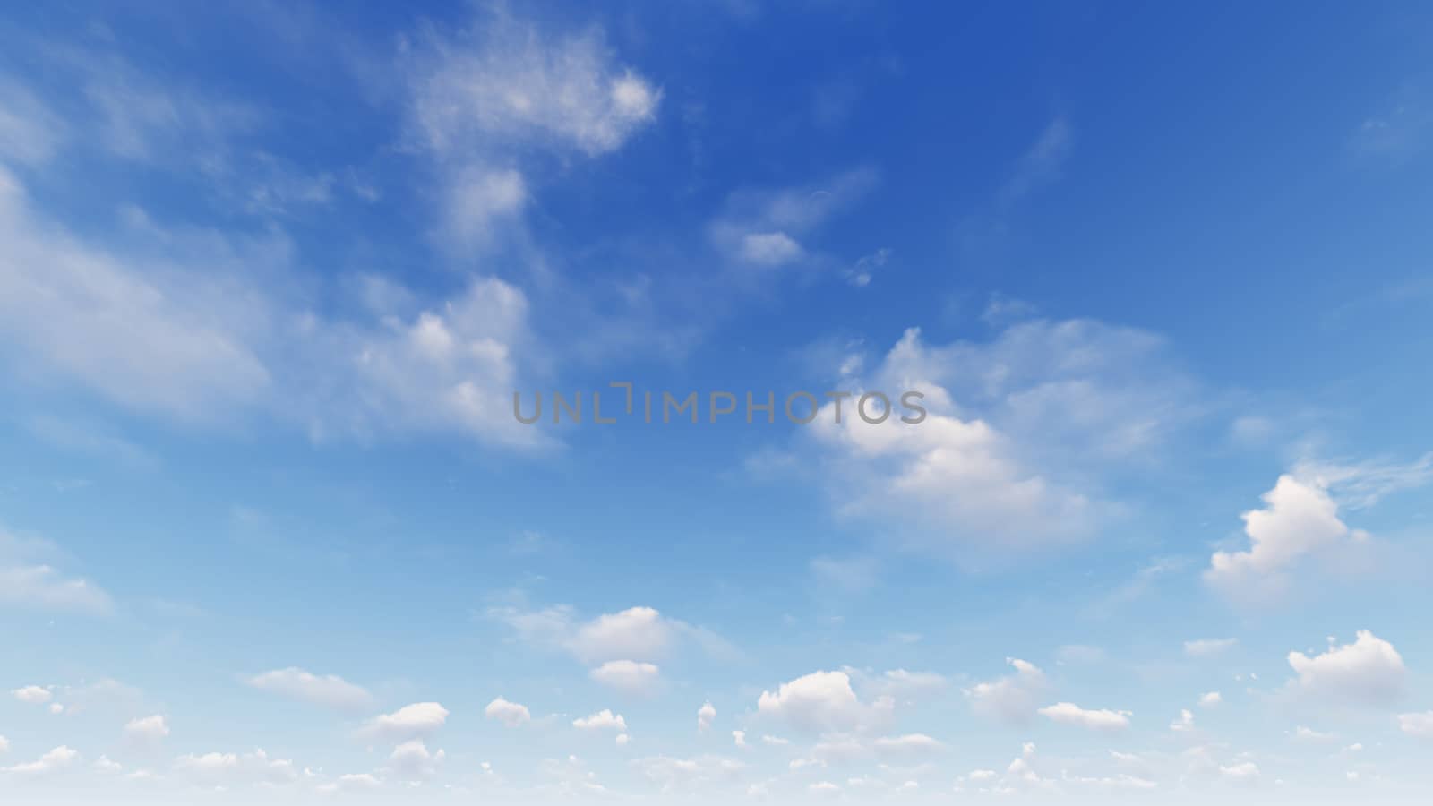 Cloudy blue sky abstract background, blue sky background with tiny clouds, 3d rendering

