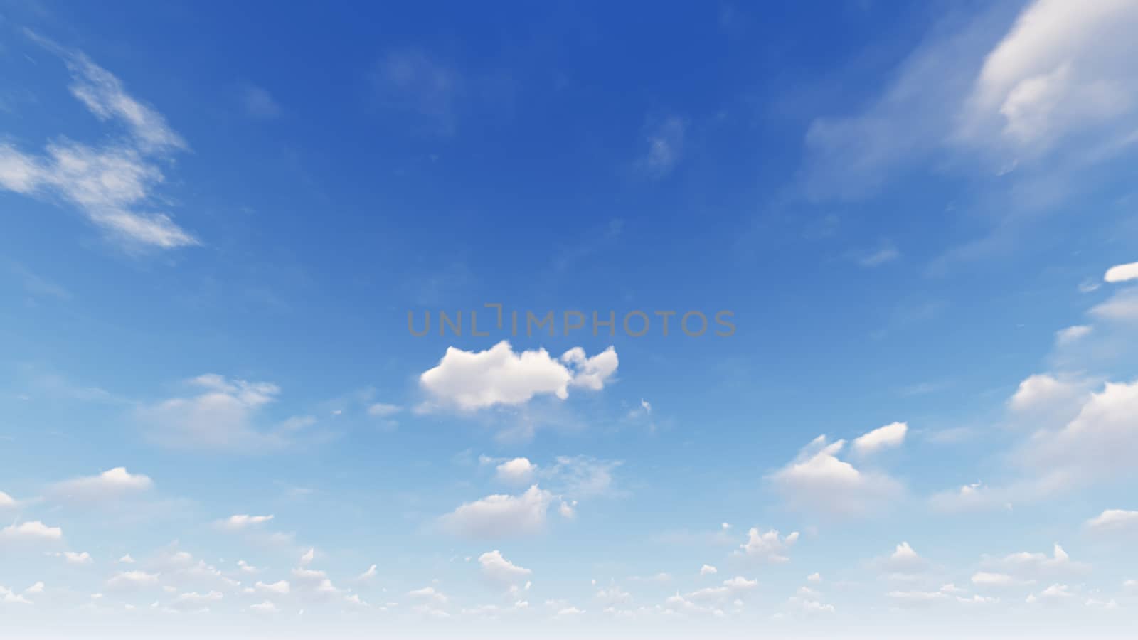 Cloudy blue sky abstract background, blue sky background with tiny clouds, 3d rendering

