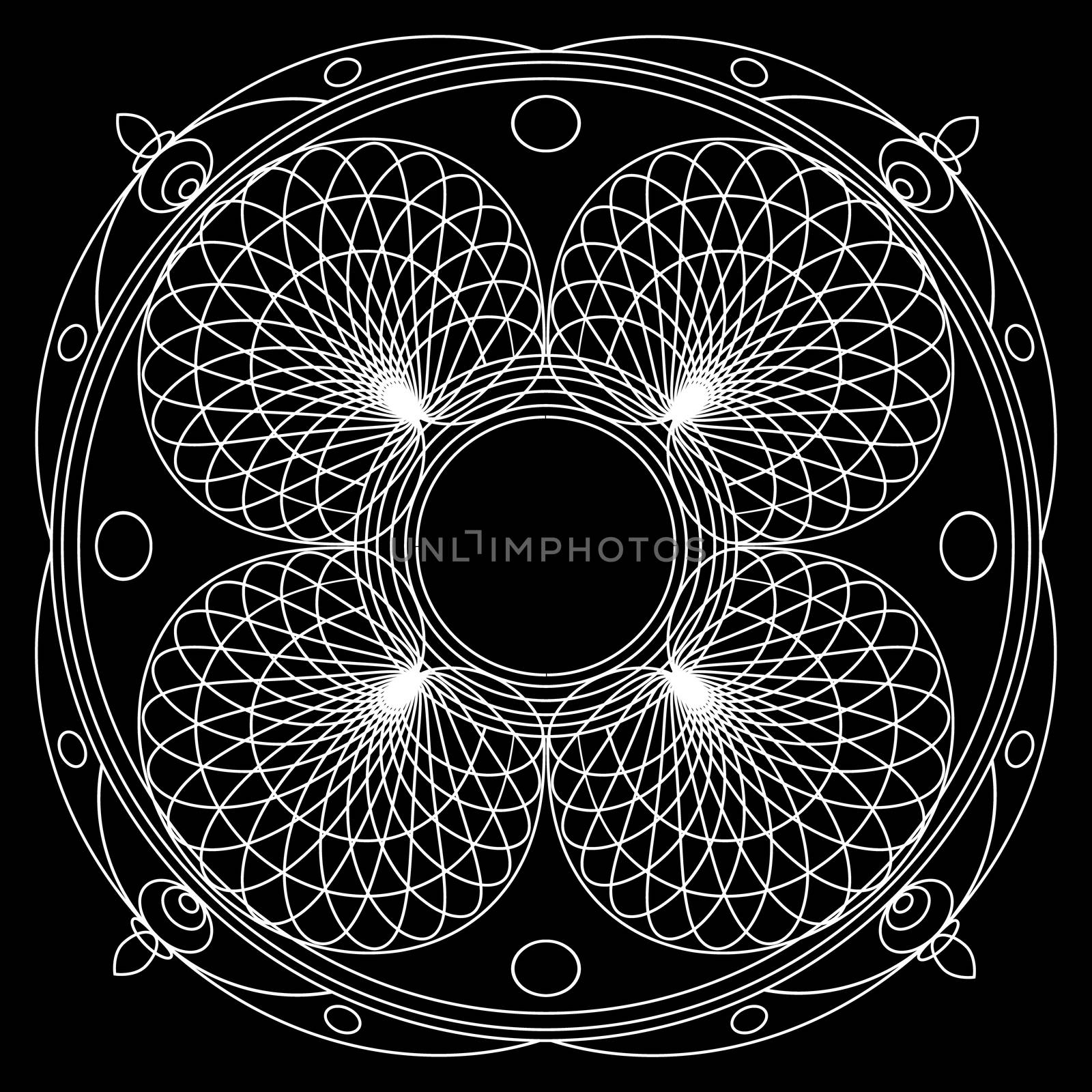 Mandalas for coloring book. Decorative black and white round outline ornament. Unusual flower shape. Oriental and anti-stress therapy patterns. yoga logos design element.
