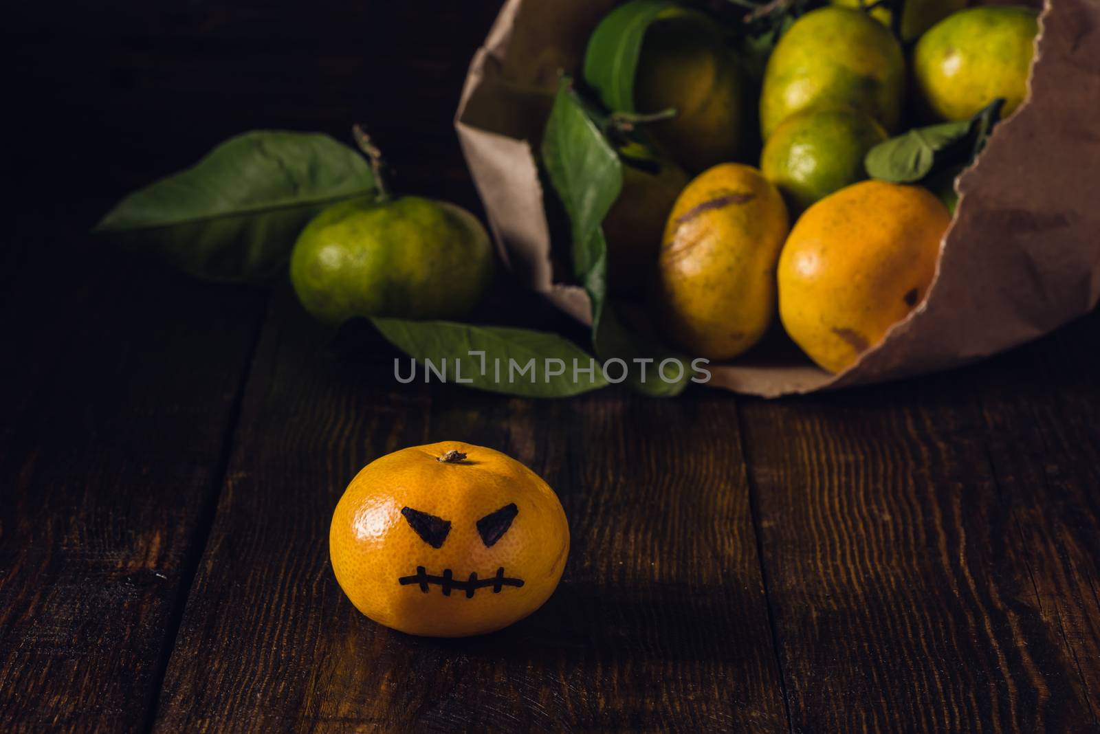 Scary tangerines for Halloween by Seva_blsv
