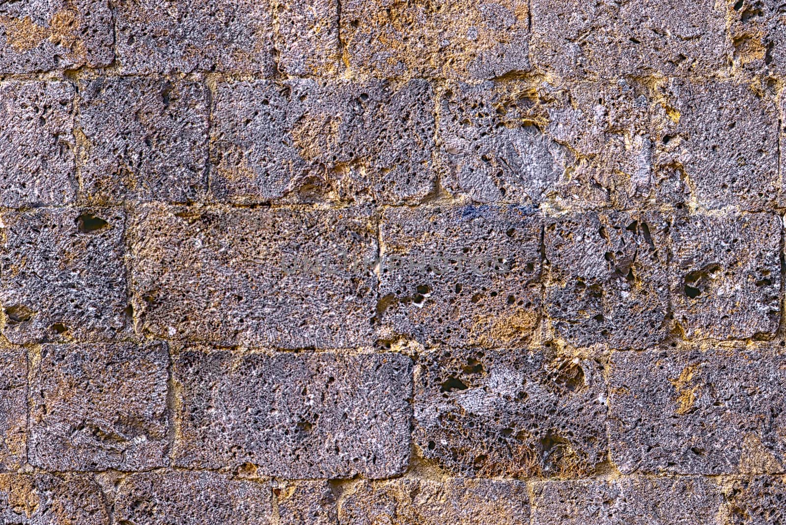historical fuff wall, San Gimignano (SI), Tuscany, Italy
