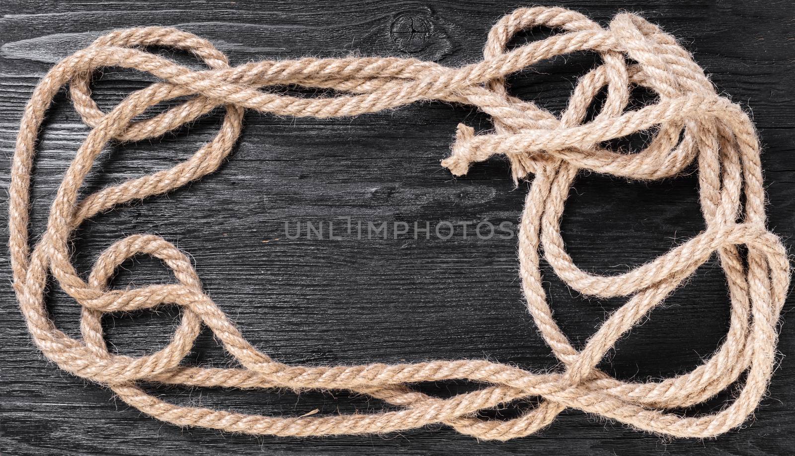 old rope closeup by MegaArt
