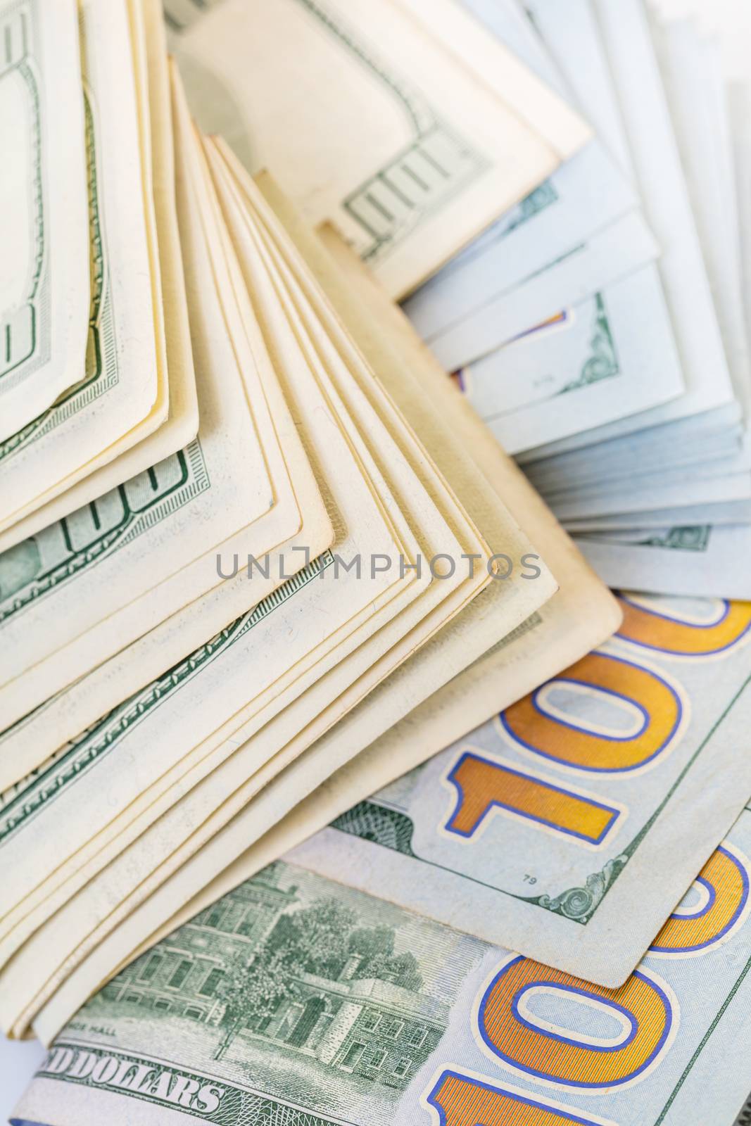 financial background of a paper money close-up texture