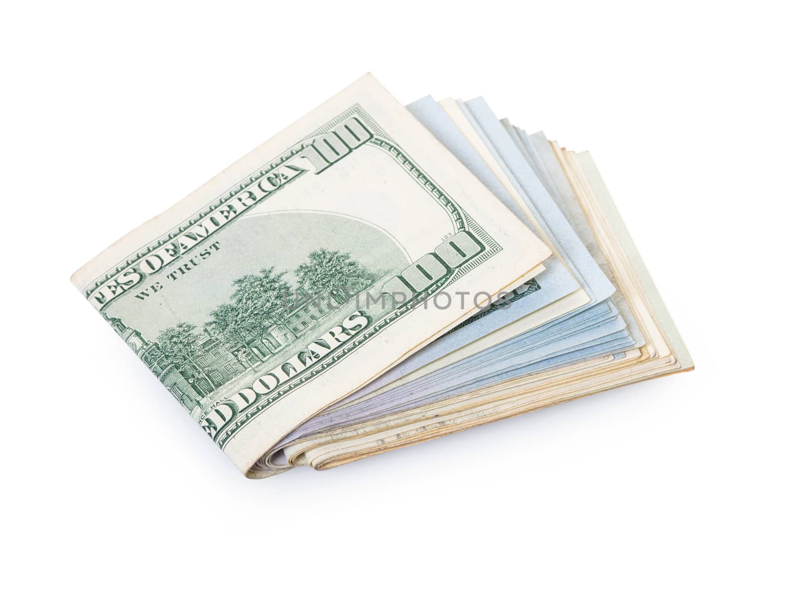 paper money close-up  by MegaArt