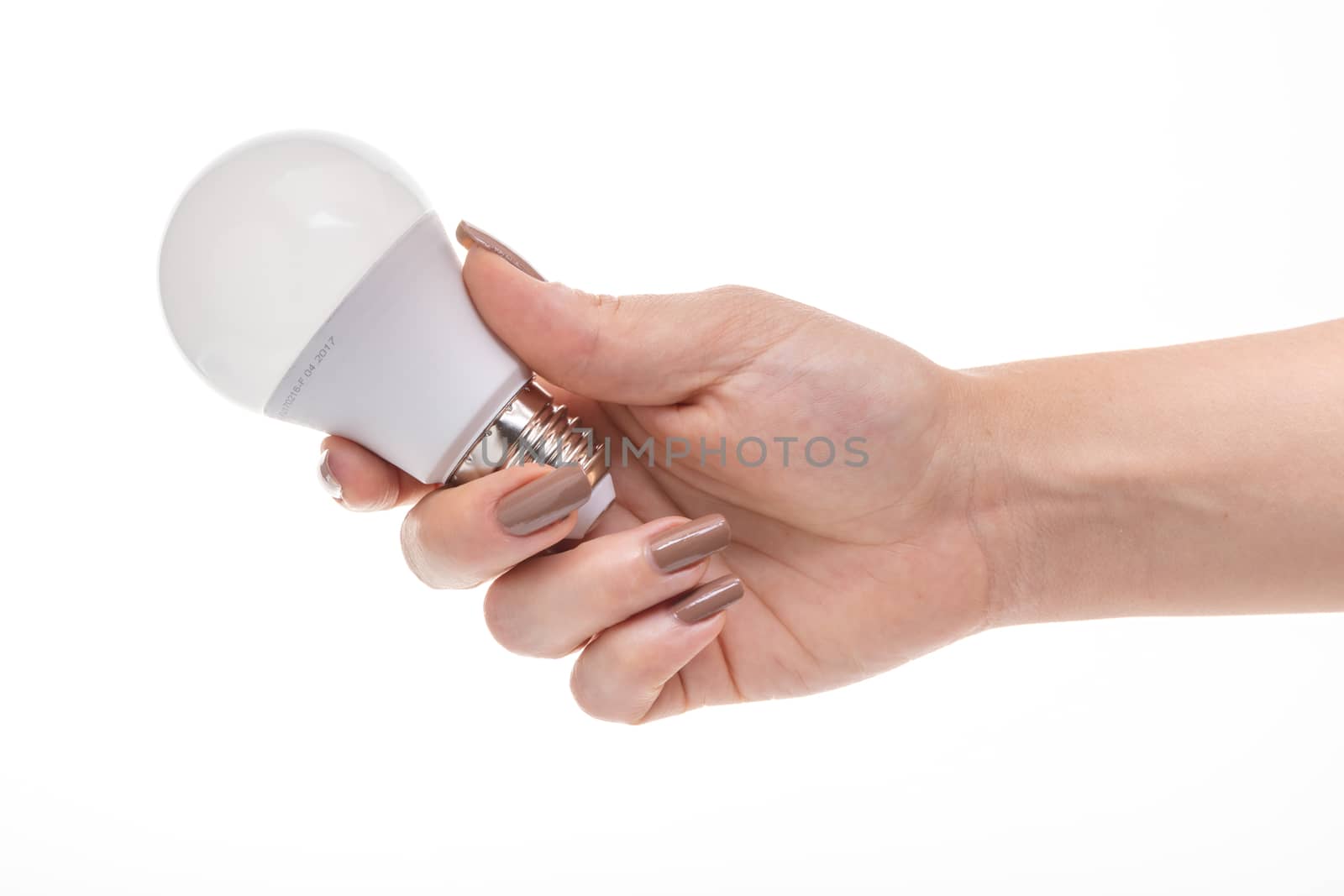 light bulb in a female hand  by MegaArt