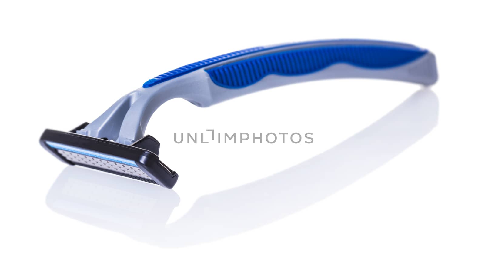 new shaving machine on white isolated background