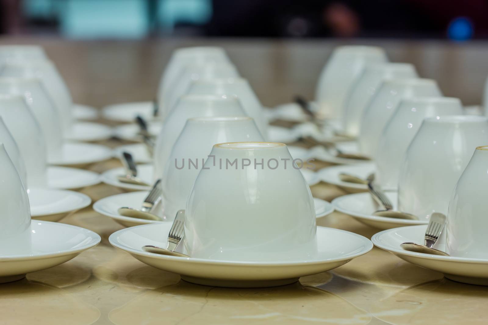 Many coffee cups  by photosam