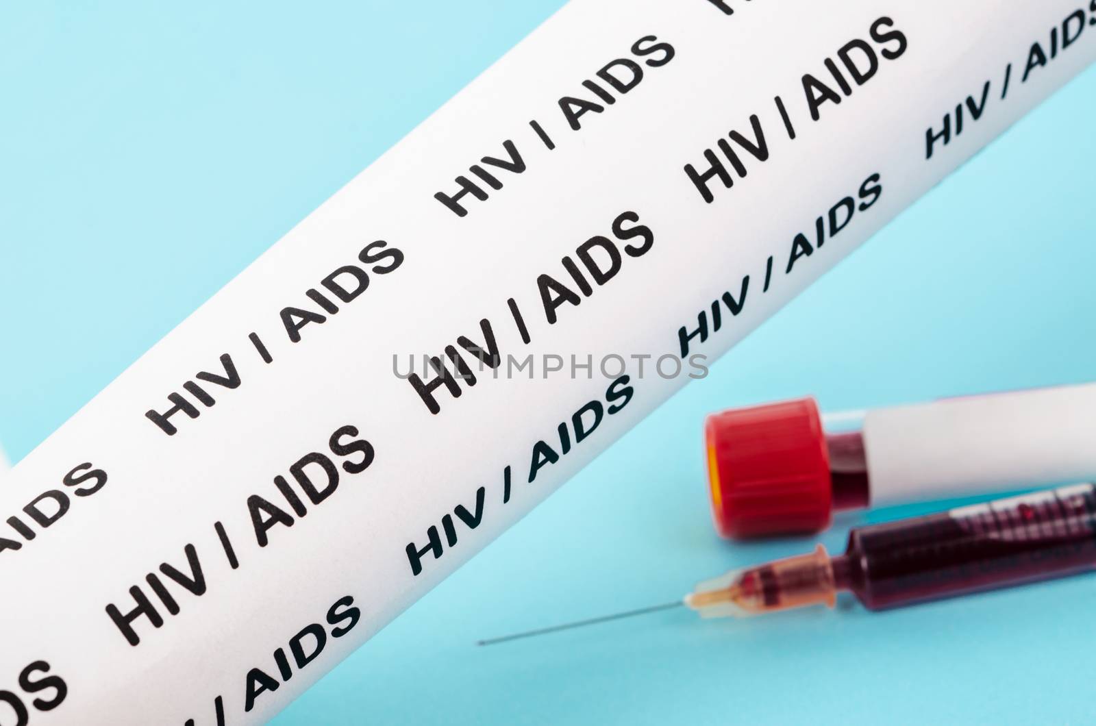 HIV test concept. by Gamjai