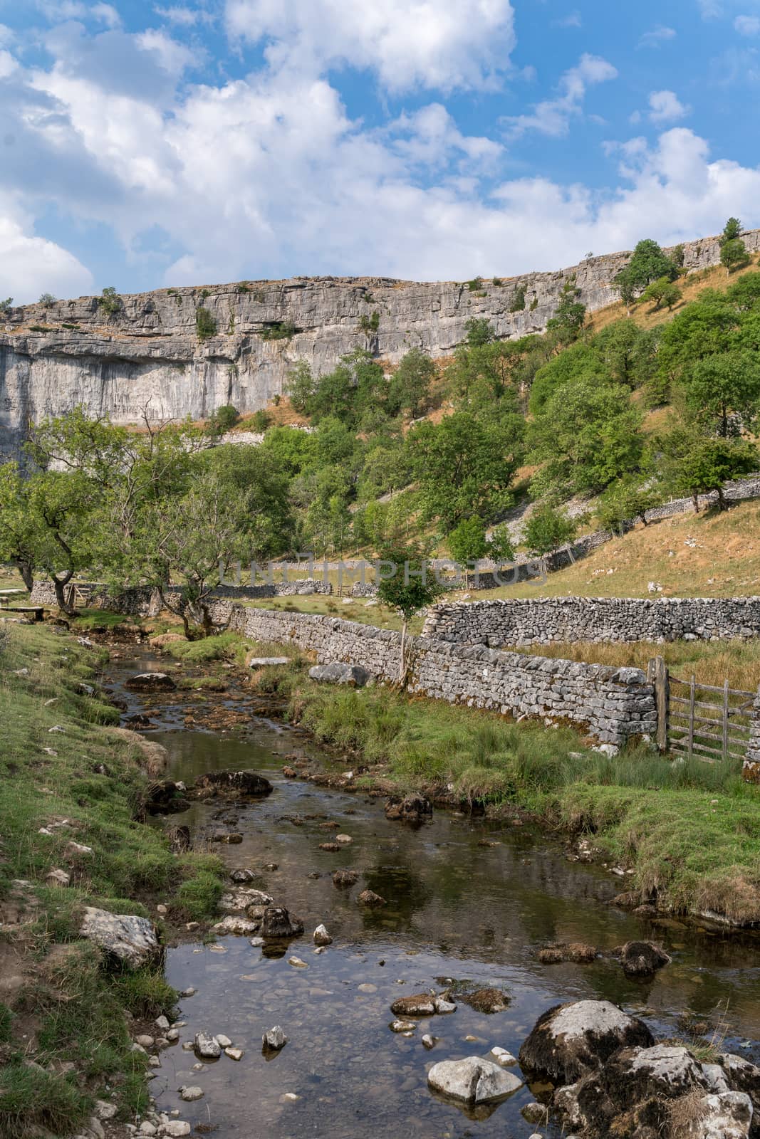 View of the countryside around Malham Cove in the Yorkshire Dale by phil_bird