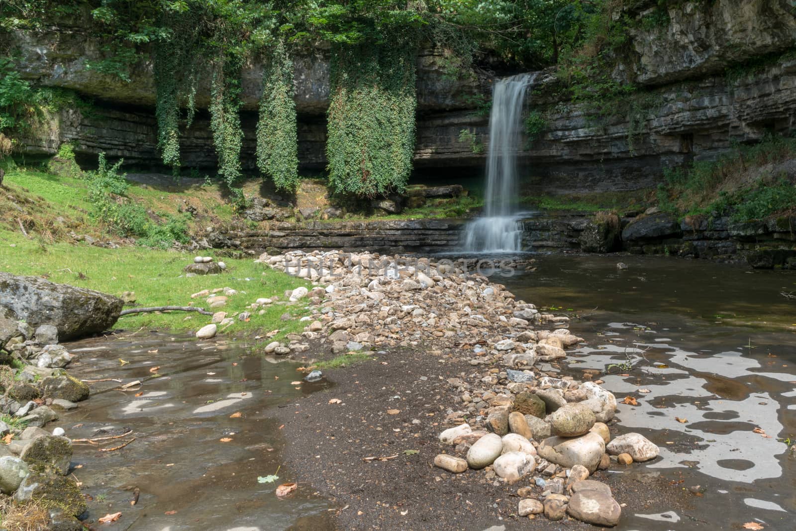 View of Askrigg Waterfall in the Yorkshire Dales National Park by phil_bird
