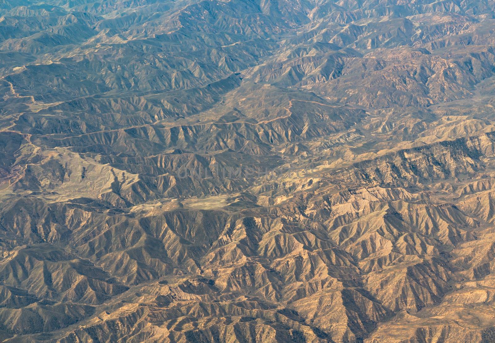 aerial view of California San Andreas by vichie81