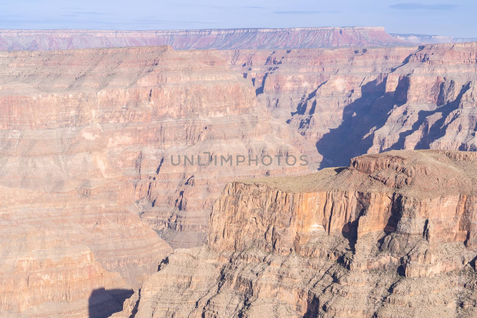 West rim of Grand Canyon in Arizona USA