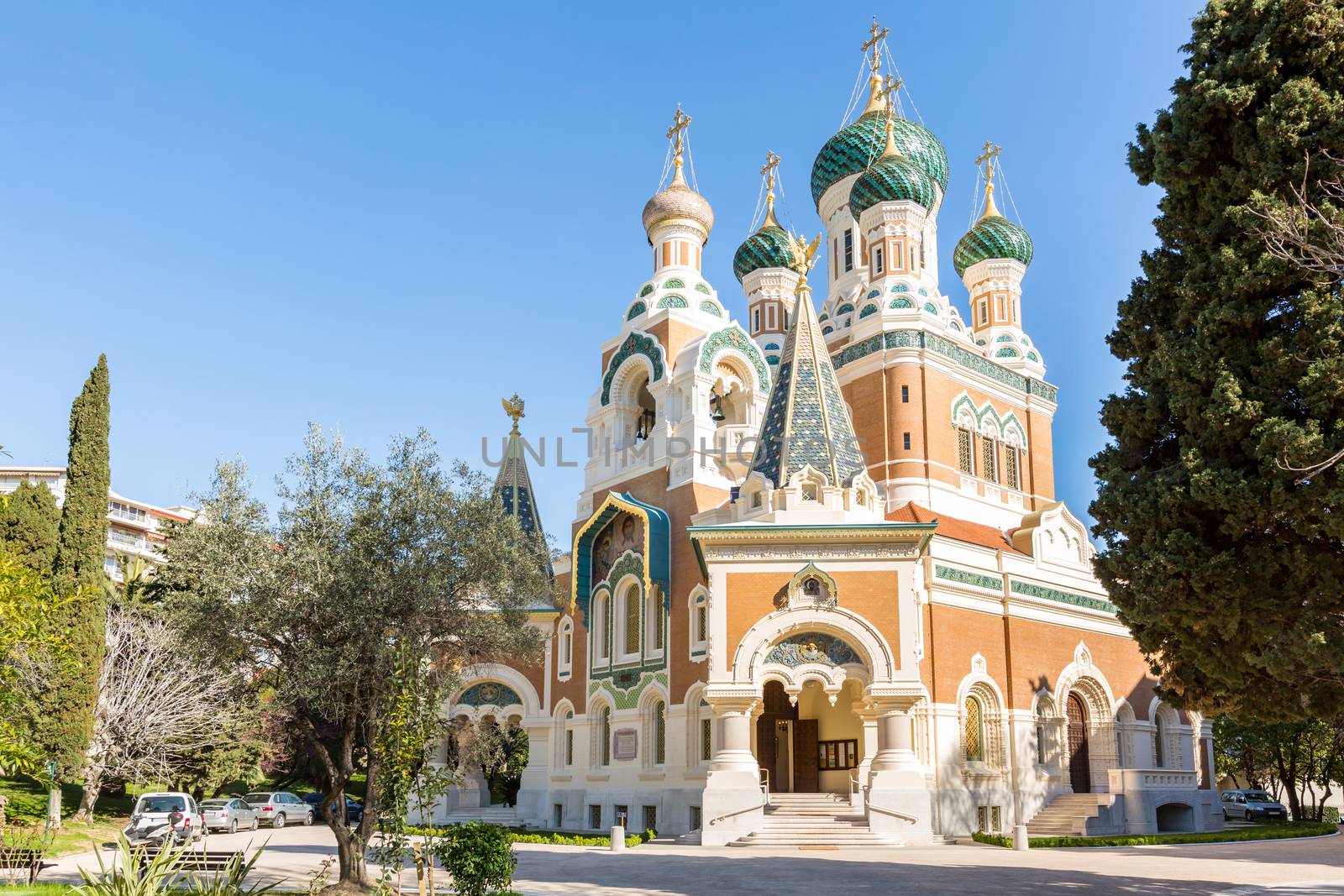 Orthodoxy church in Nice Riviera, Cote d'Azur, France