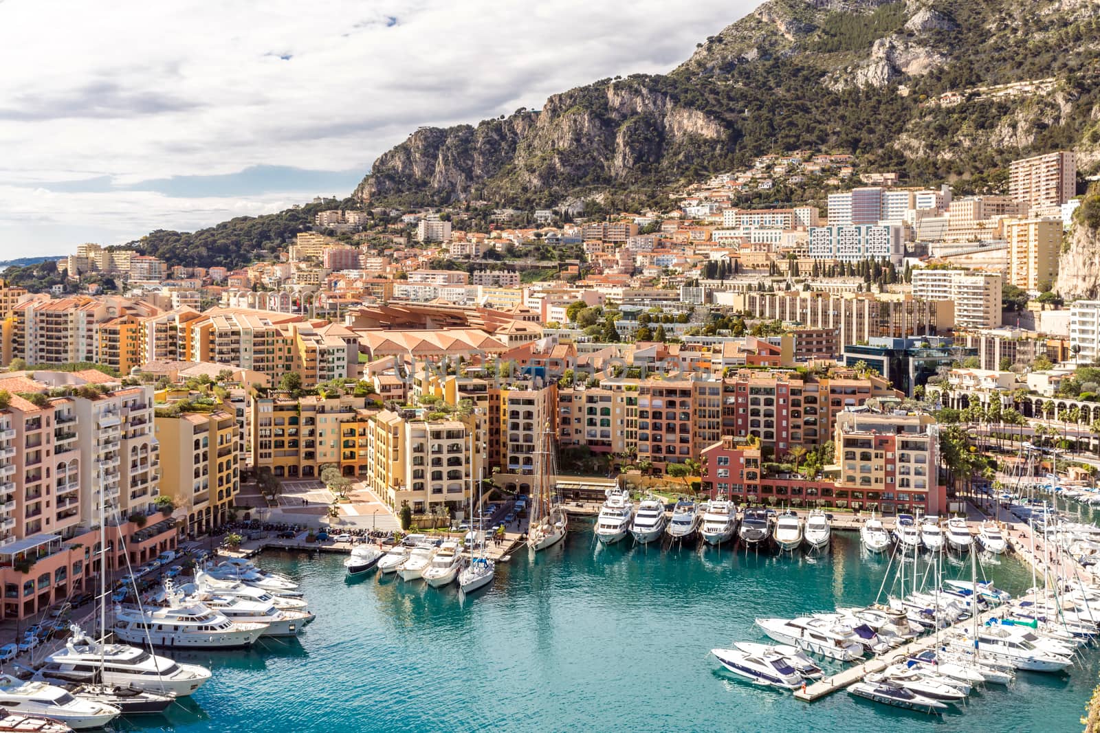 Monaco Fontvieille cityscape by vichie81