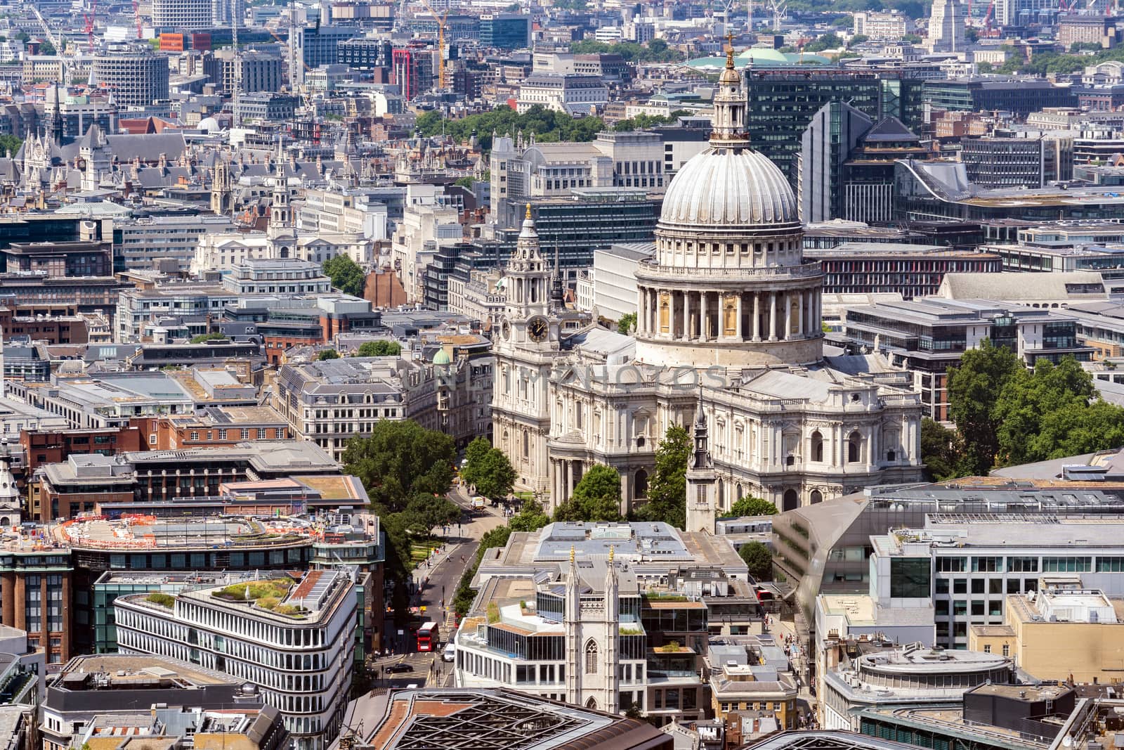 St paul cathedral Aerial view by vichie81