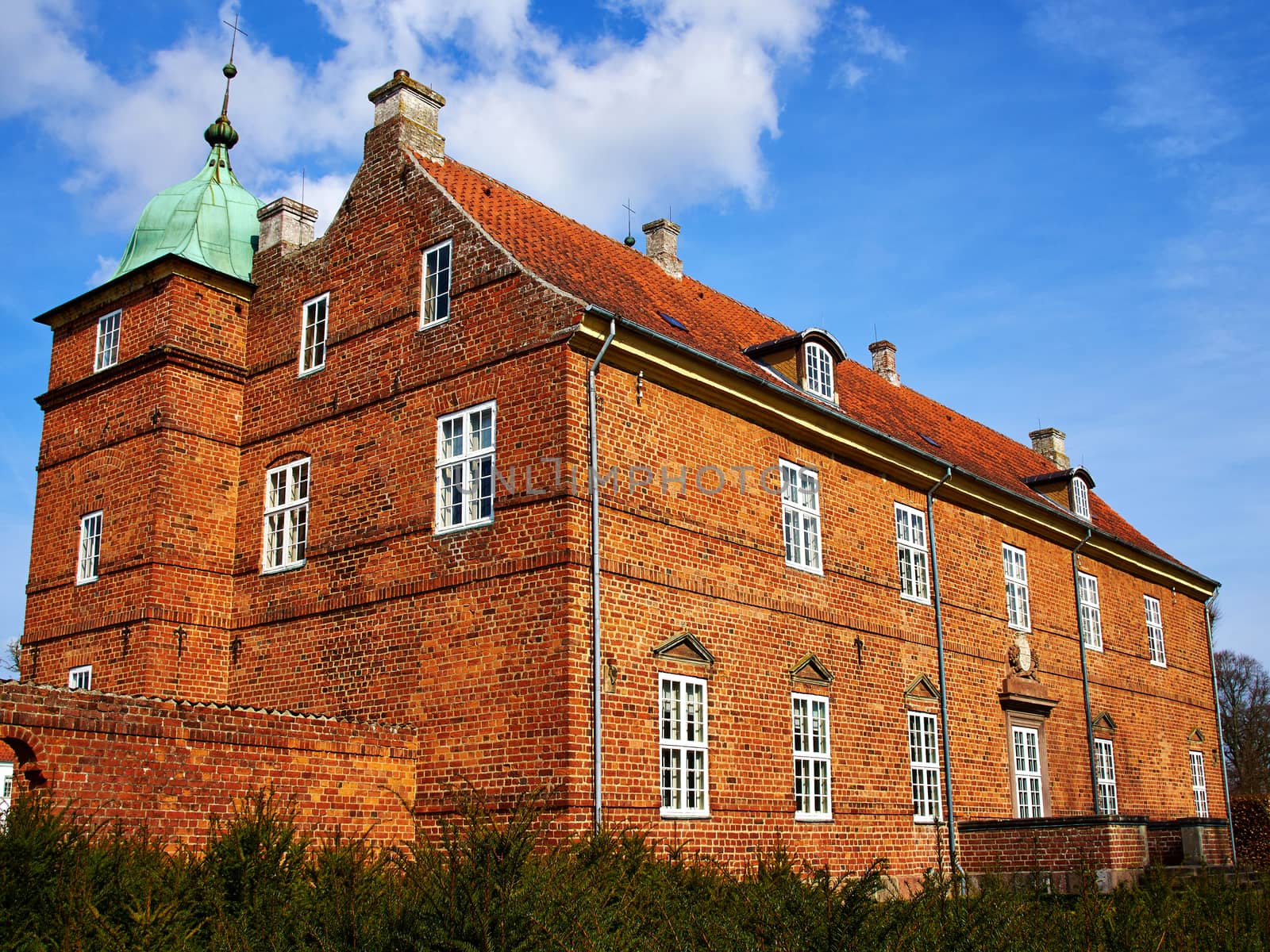 Historic mansion house on Fyn Funen Island Denmark by Ronyzmbow