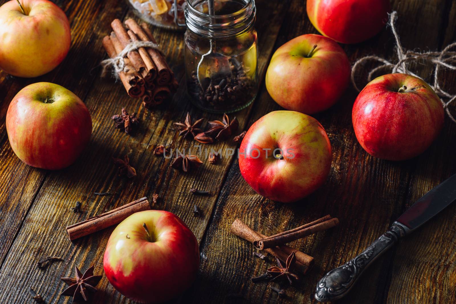 Apples with Clove, Cinnamon and Anise Star. by Seva_blsv