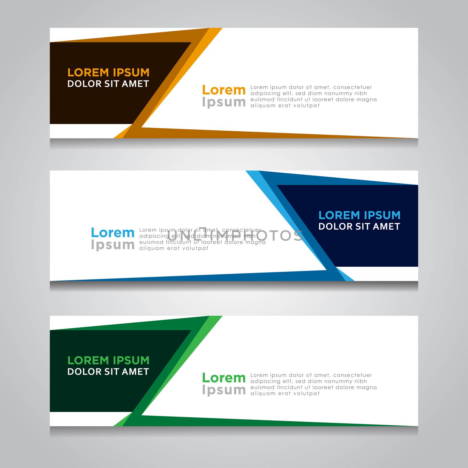 Vector abstract design banner template. by fahri.lenjeh123@gmail.com