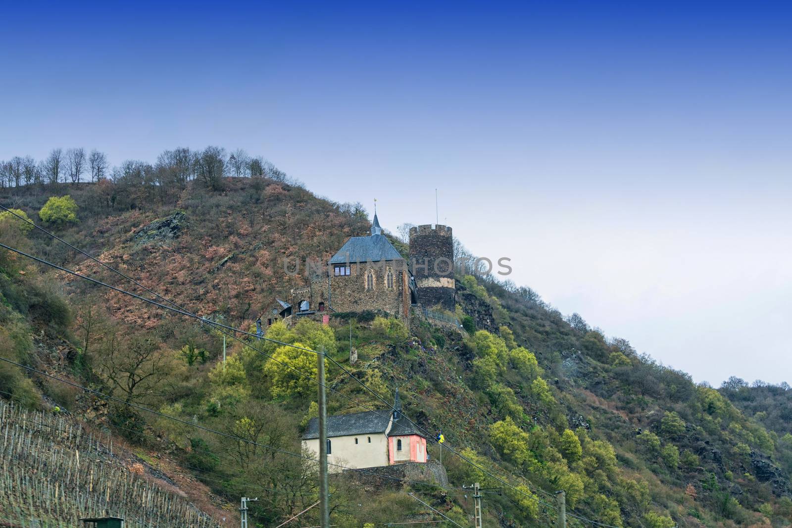 Castle of Cochem on the Moselle in Germany.
