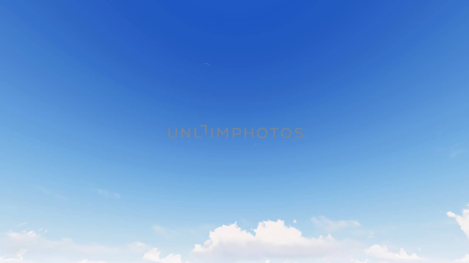 Cloudy blue sky abstract background, blue sky background with tiny clouds, 3d rendering

