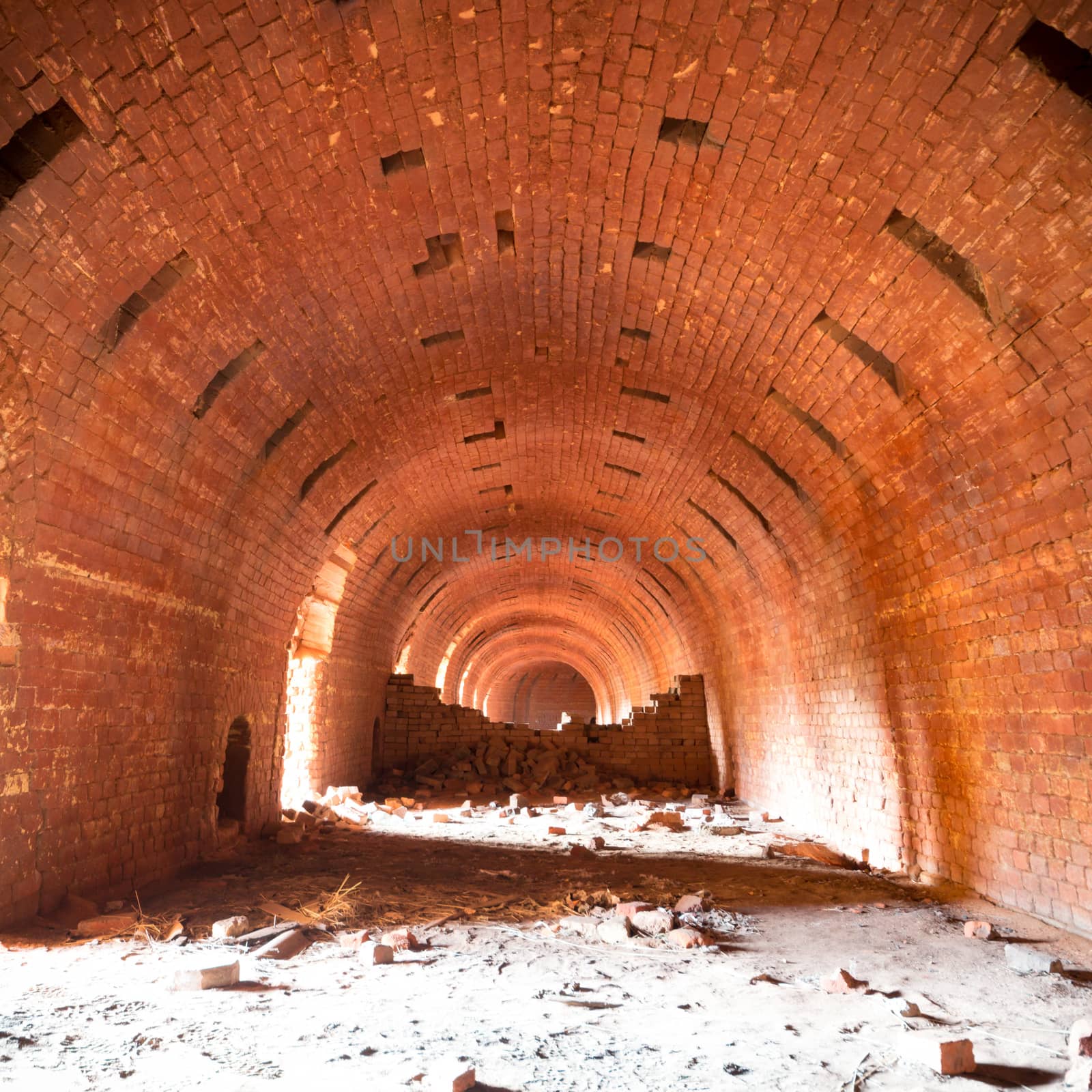 ruins of a very heavily polluted industrial factory, industrial series