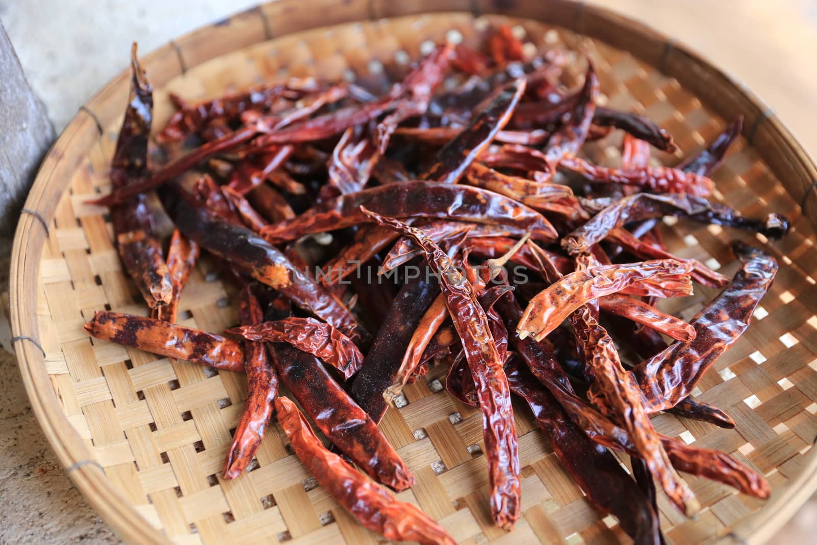 garnish dried chilli Thailand