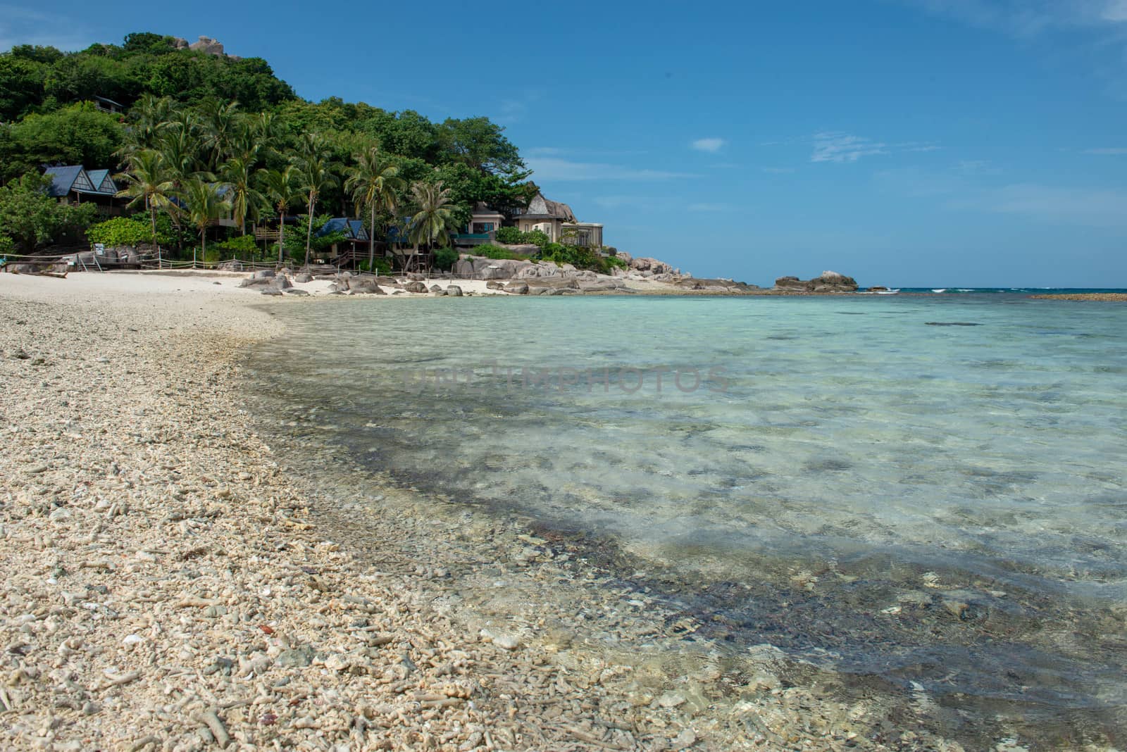 The beach is full of death. The island of Thailand. by sakchaineung