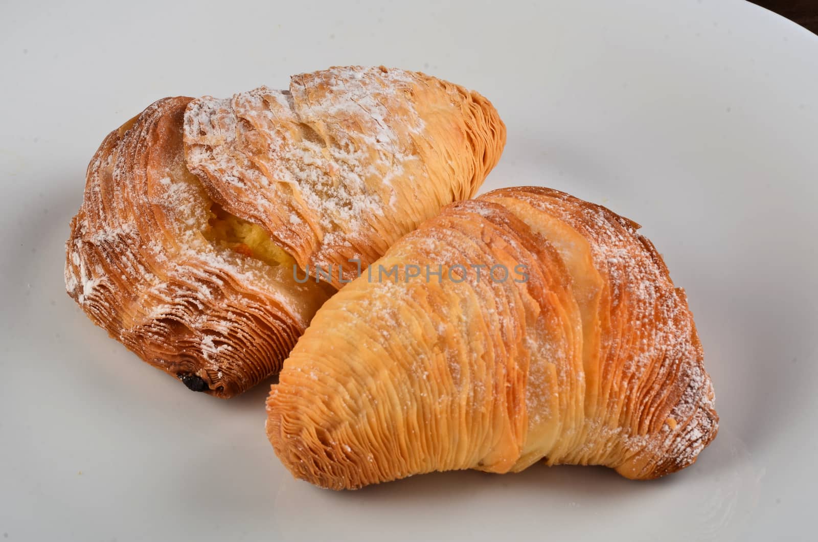 Sfogiatella, typical Neapolitan pastry, Naples, Italy restaurant by romeocharly