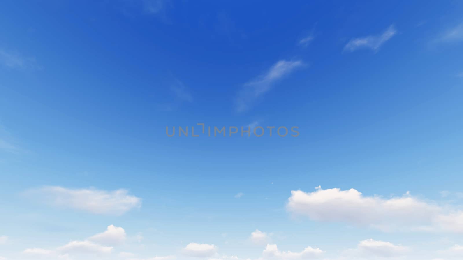 Cloudy blue sky abstract background, blue sky background with tiny clouds, 3d rendering

