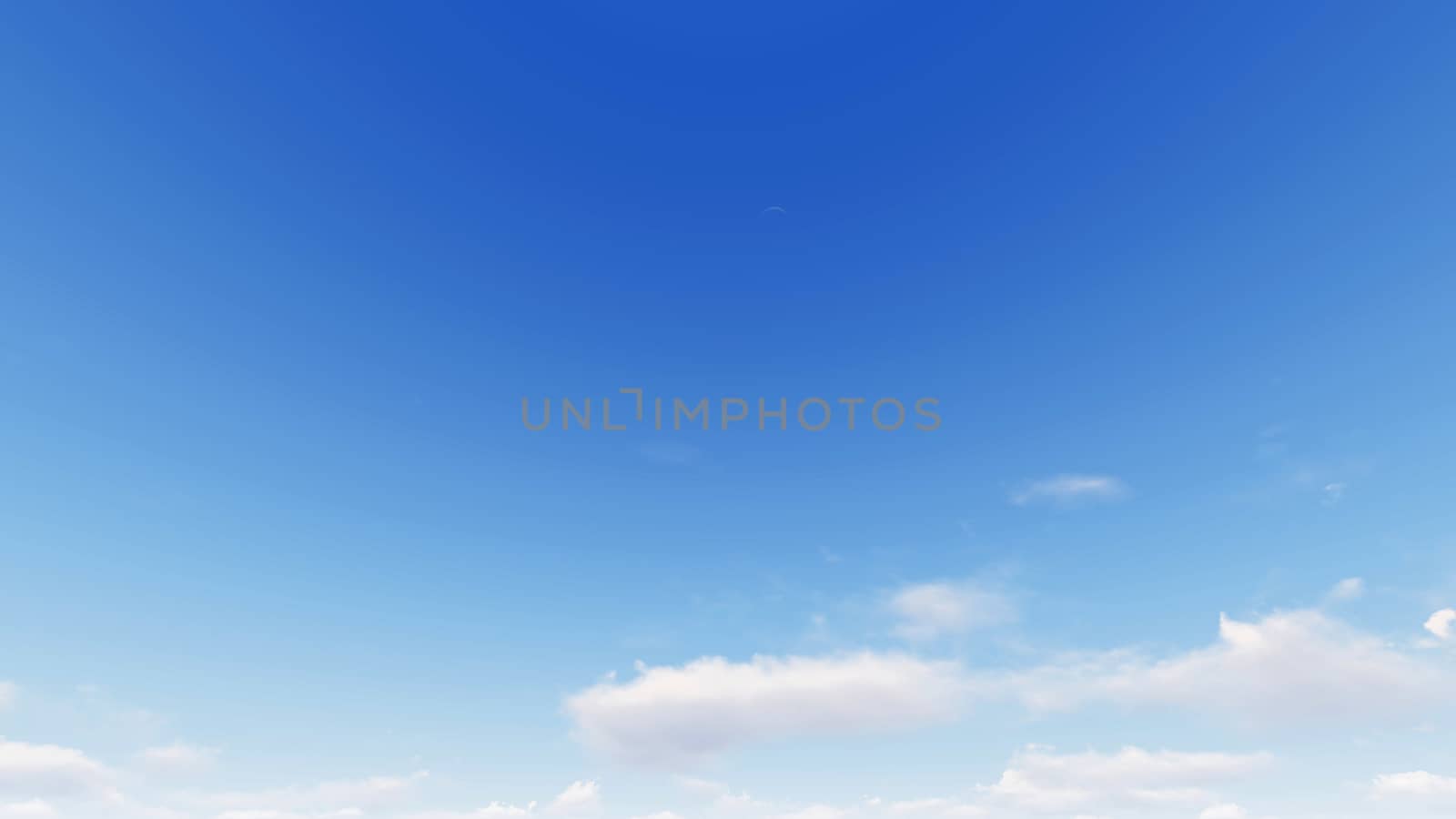 Cloudy blue sky abstract background, blue sky background with tiny clouds, 3d rendering

