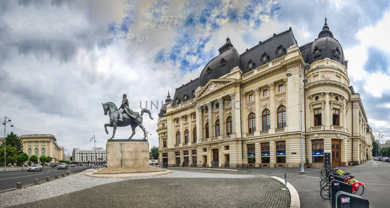 Central University Library in Bucharest Romania by Multipedia