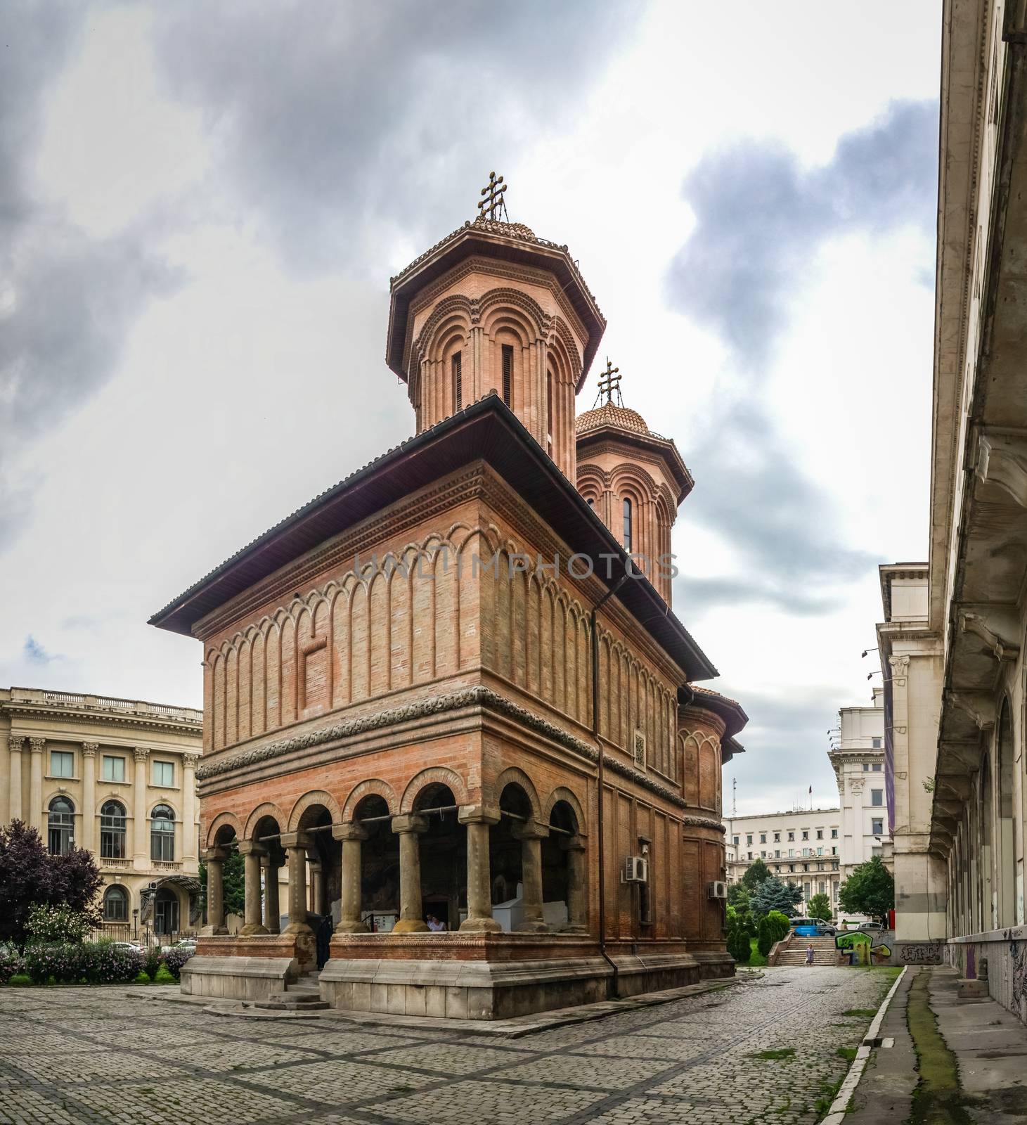 Old Kretzulescu Church in Bucharest Romania by Multipedia