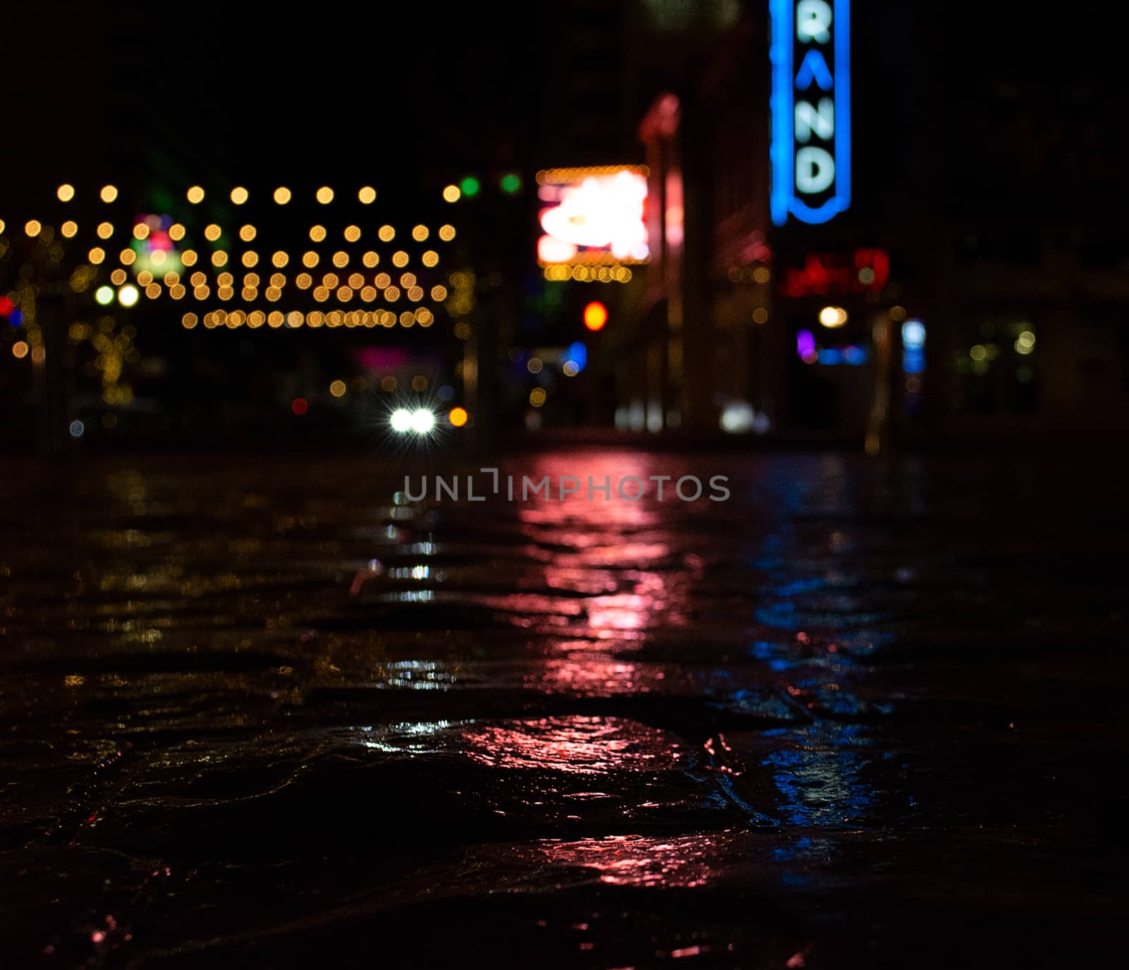 Las Vegas strip USA night shot by Kinetoscope