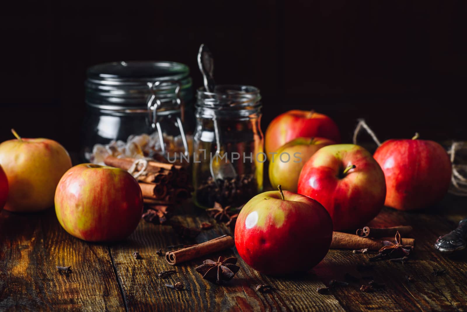 Red Apples with Spices for Grog. by Seva_blsv