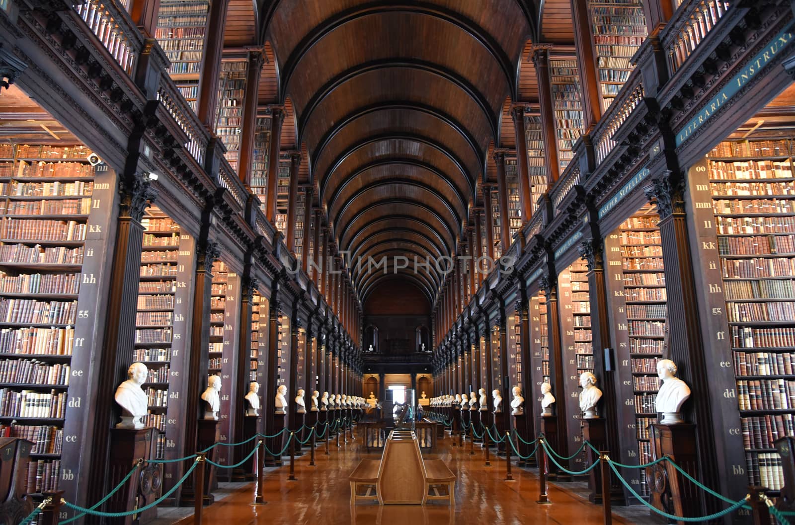 Long Room at Trinity College by jbyard22