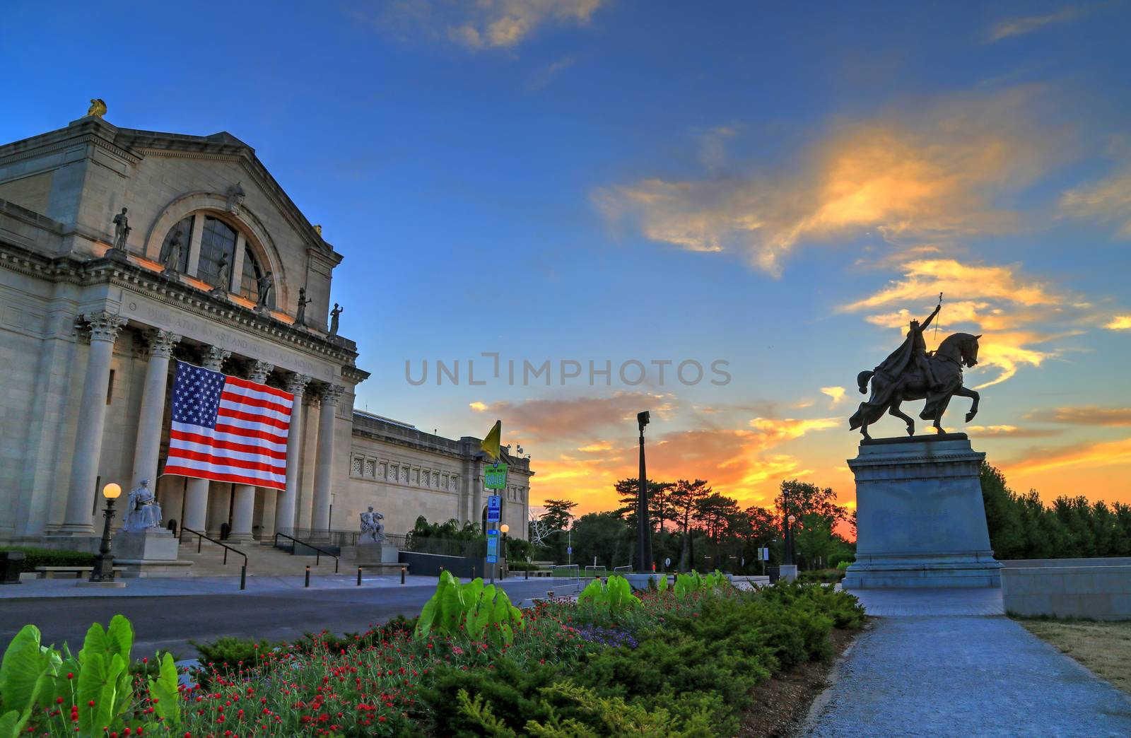 The St. Louis Art Museum on Art Hill in Forest Park, St. Louis, Missouri.