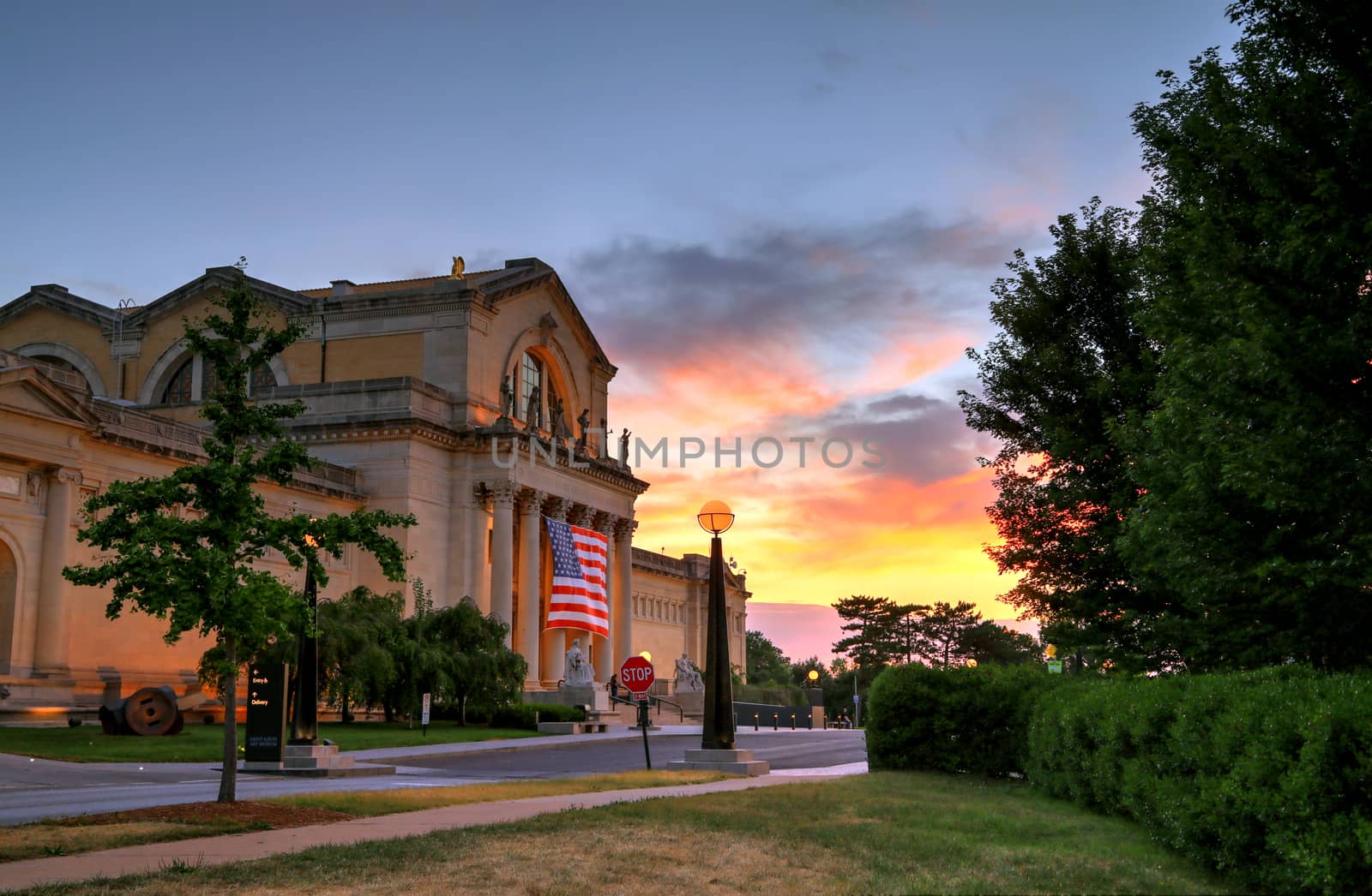 The St. Louis Art Museum on Art Hill in Forest Park, St. Louis, Missouri.